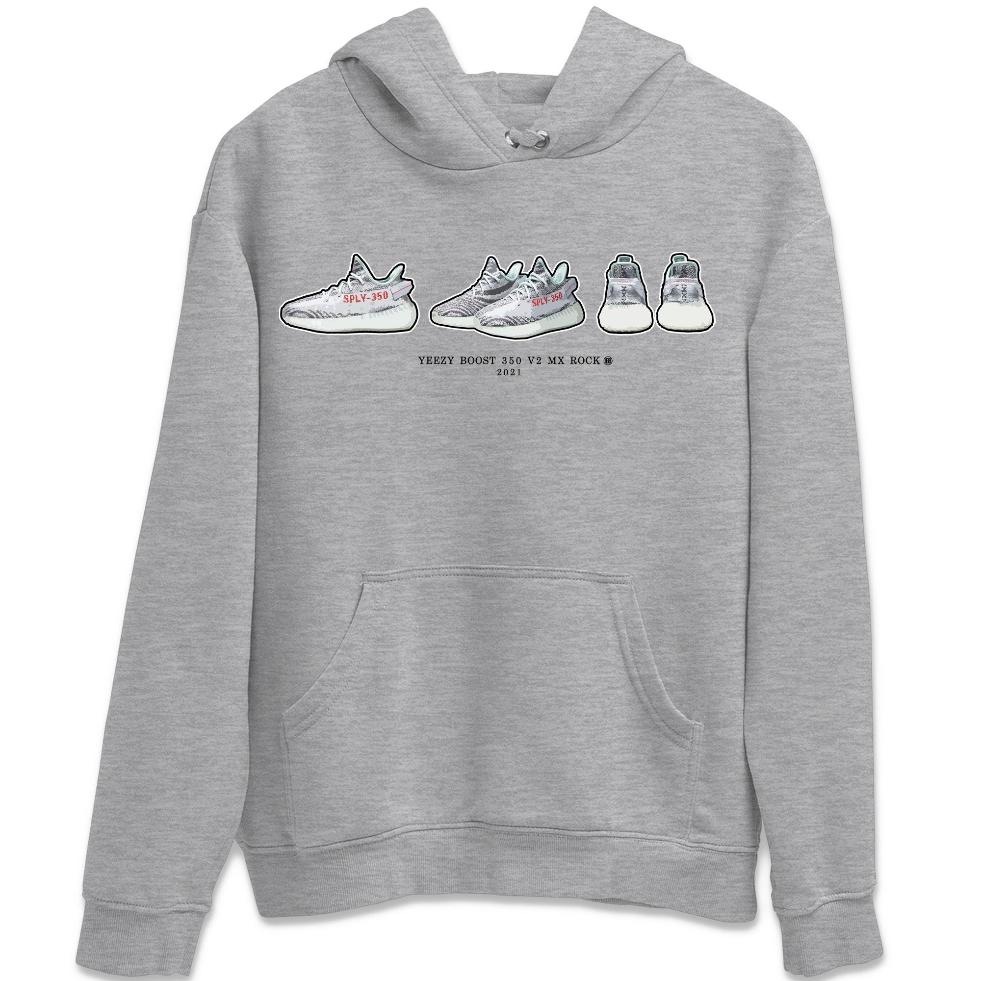snkmatch Prelude Unisex Tops - Yeezy 350 Blue Tint