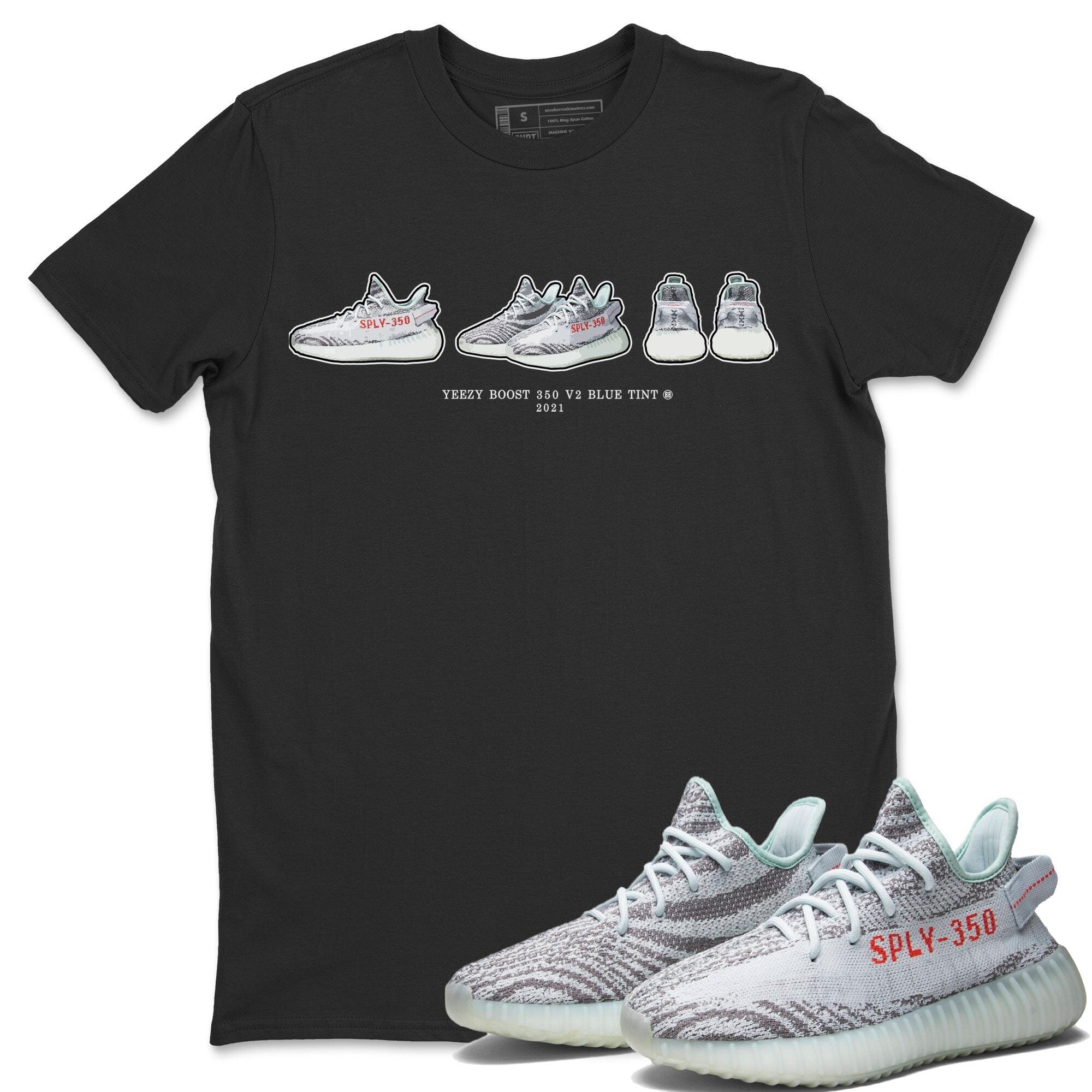 snkmatch Prelude Unisex Tops - Yeezy 350 Blue Tint