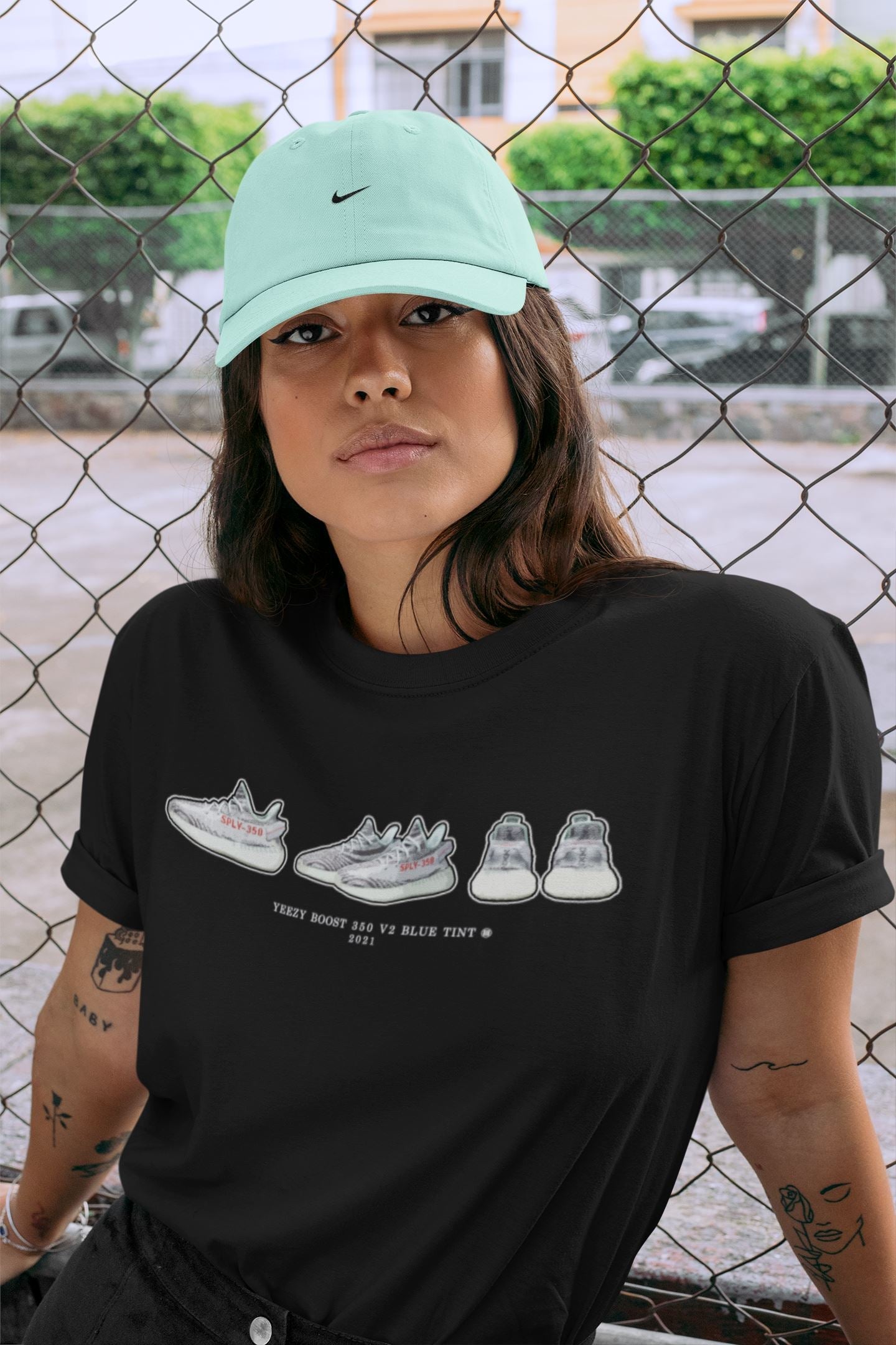 snkmatch Prelude Unisex Tops - Yeezy 350 Blue Tint