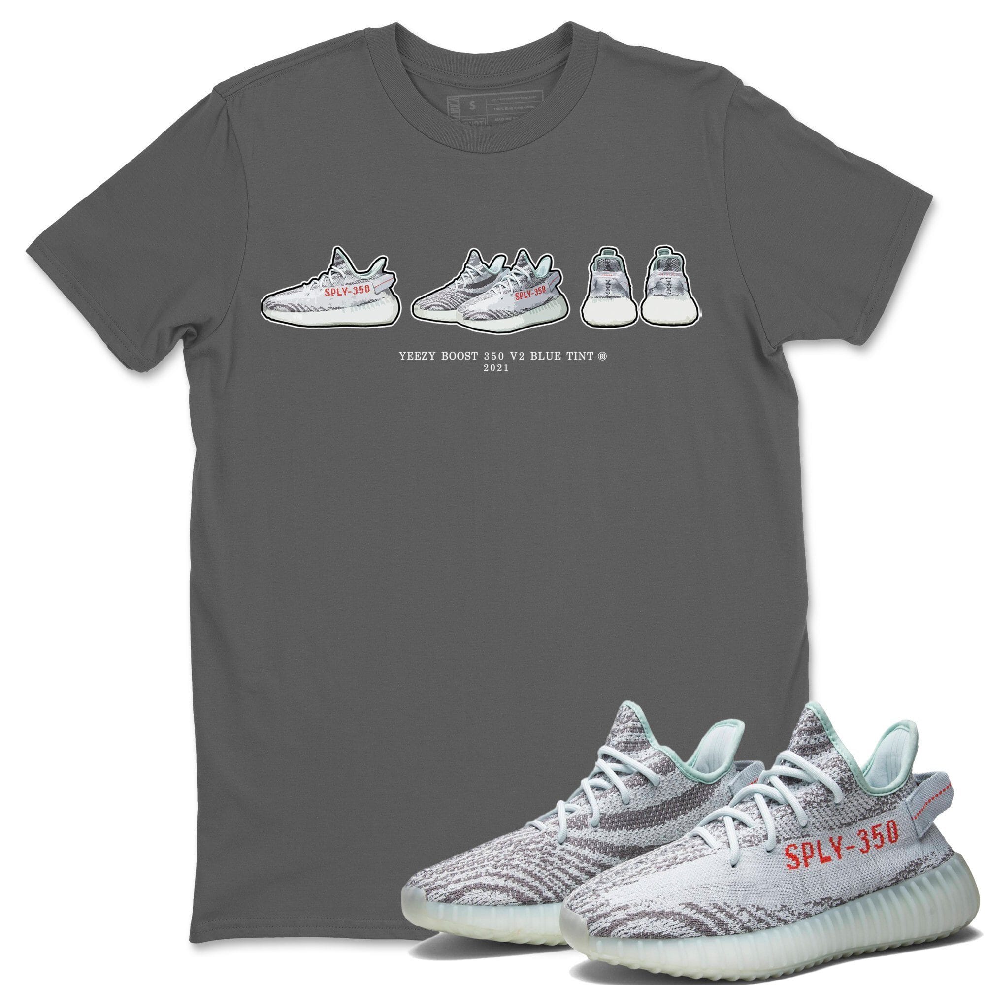 snkmatch Prelude Unisex Tops - Yeezy 350 Blue Tint
