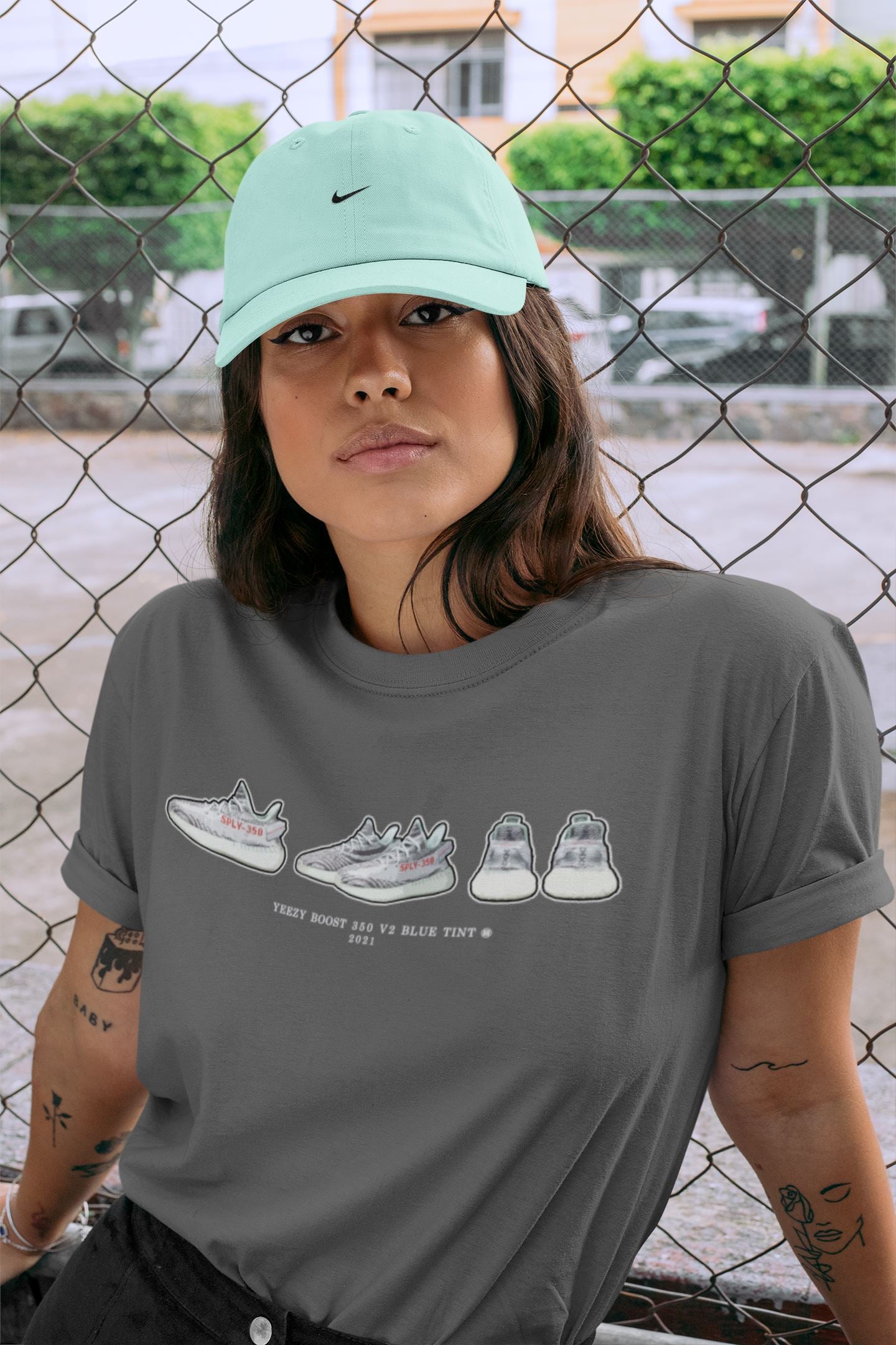 snkmatch Prelude Unisex Tops - Yeezy 350 Blue Tint
