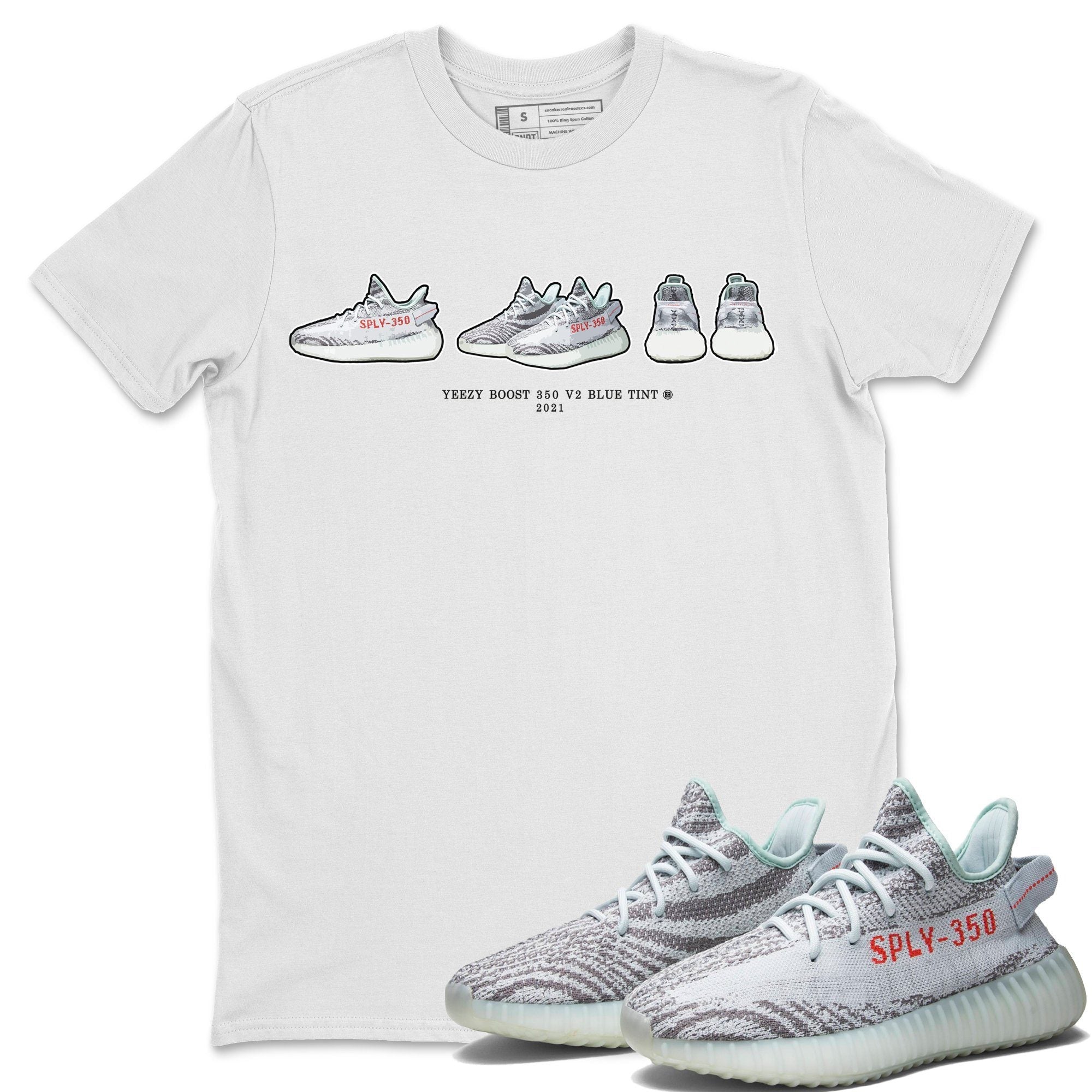 snkmatch Prelude Unisex Tops - Yeezy 350 Blue Tint