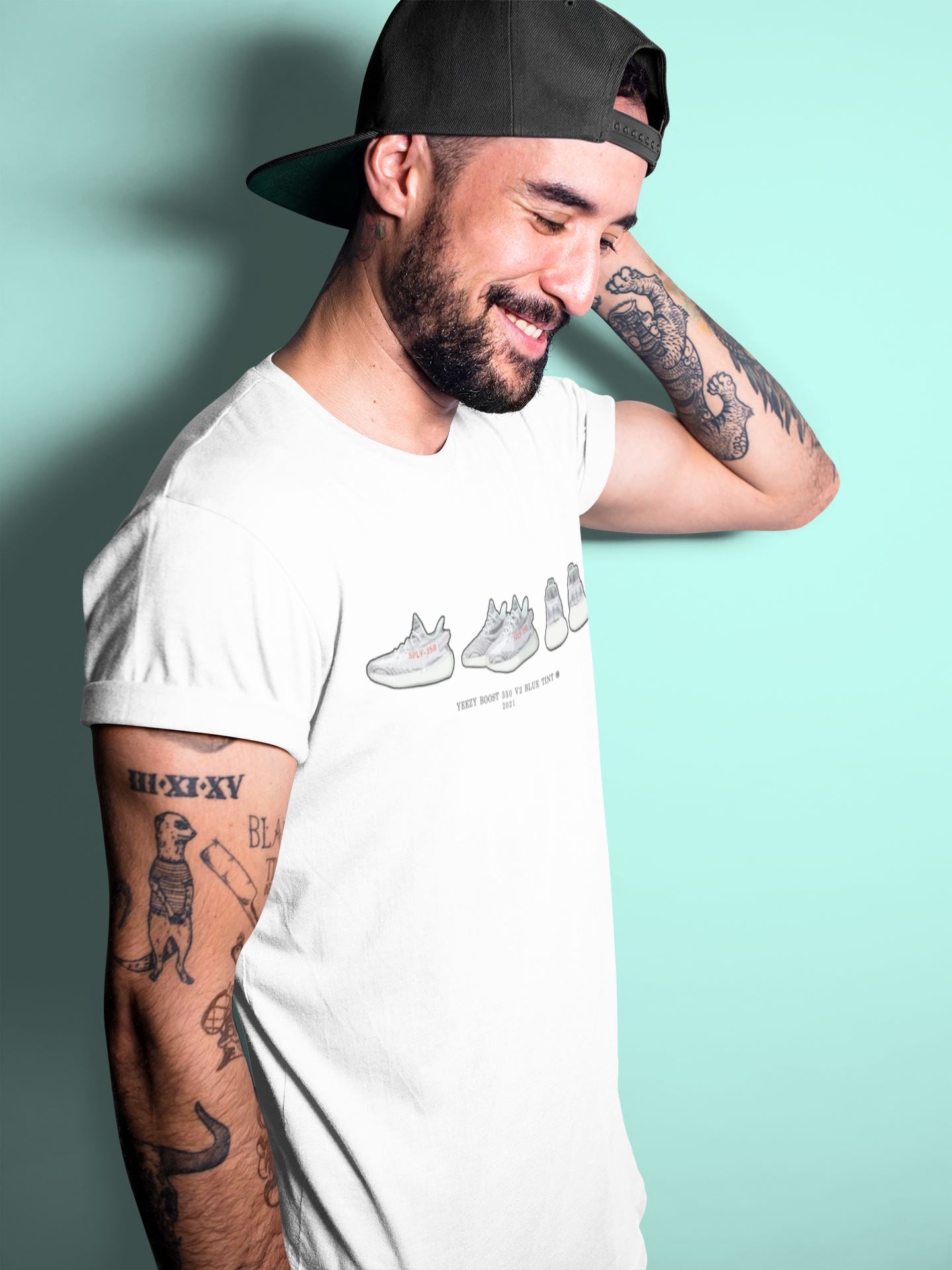snkmatch Prelude Unisex Tops - Yeezy 350 Blue Tint