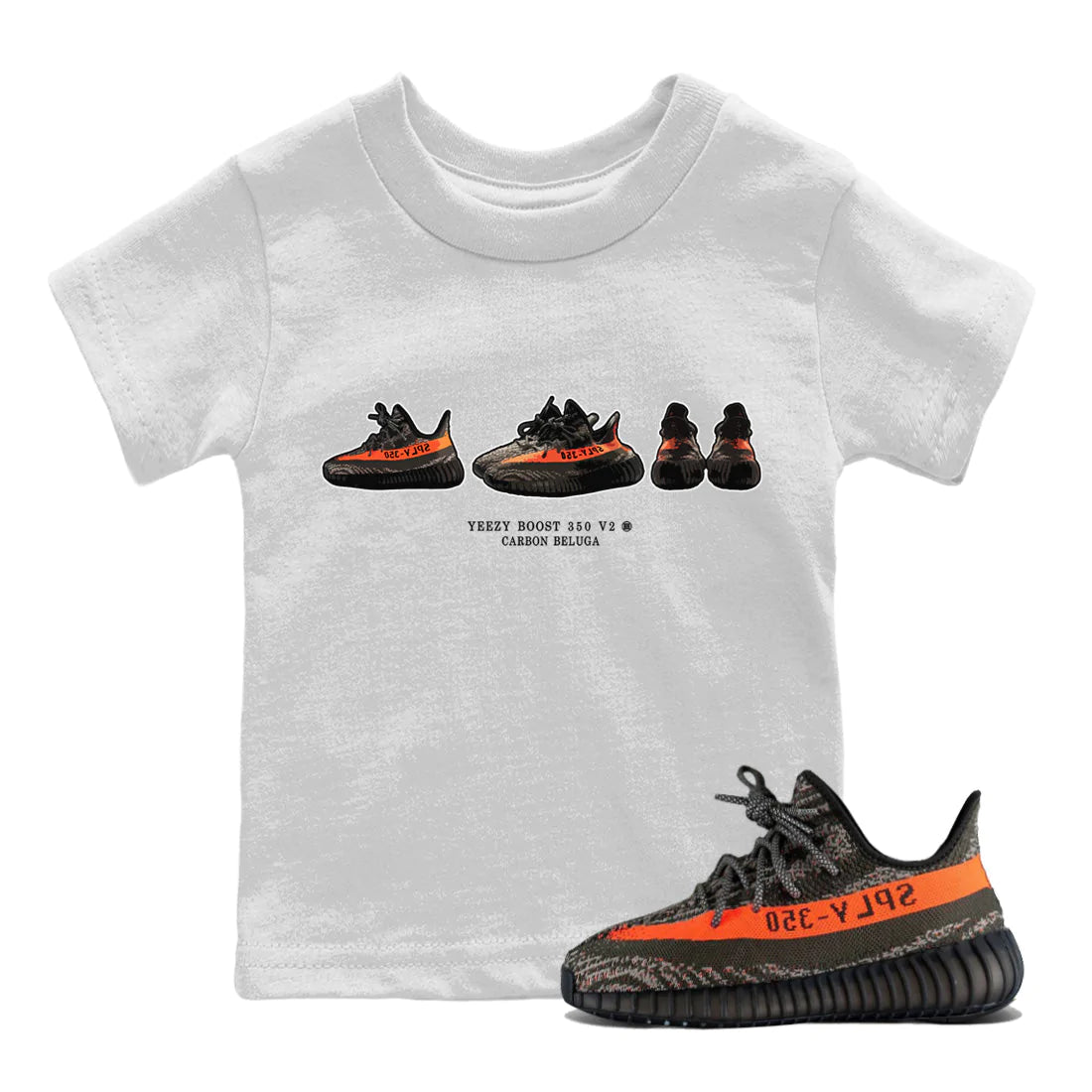 Sneaker Prelude Kids Tops - Yeezy 350 Carbon Beluga
