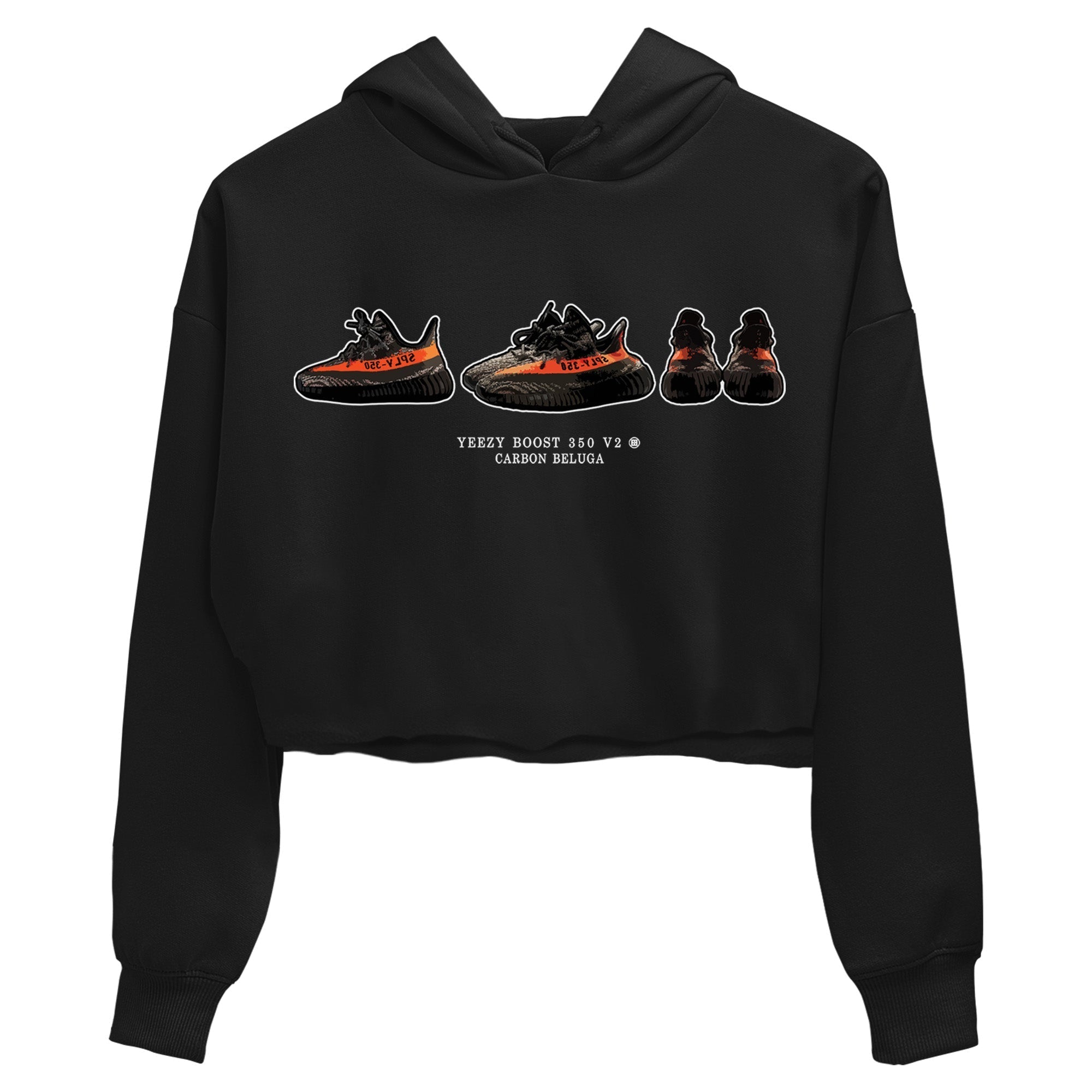 snkmatch Prelude Women's Tops - Yeezy 350 Carbon Beluga