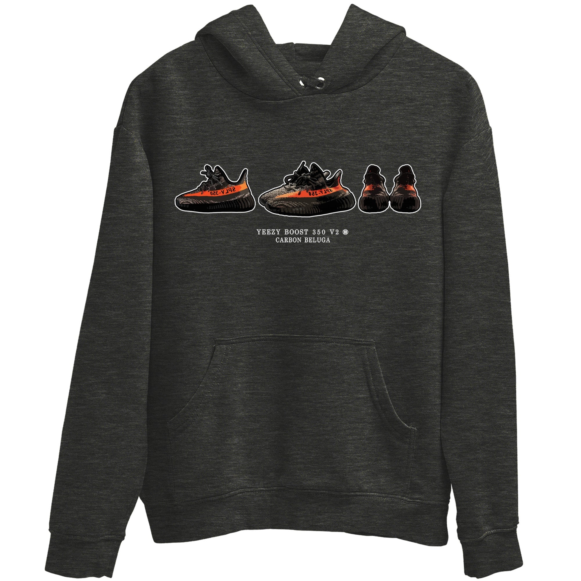 snkmatch Prelude Unisex Tops - Yeezy 350 Carbon Beluga