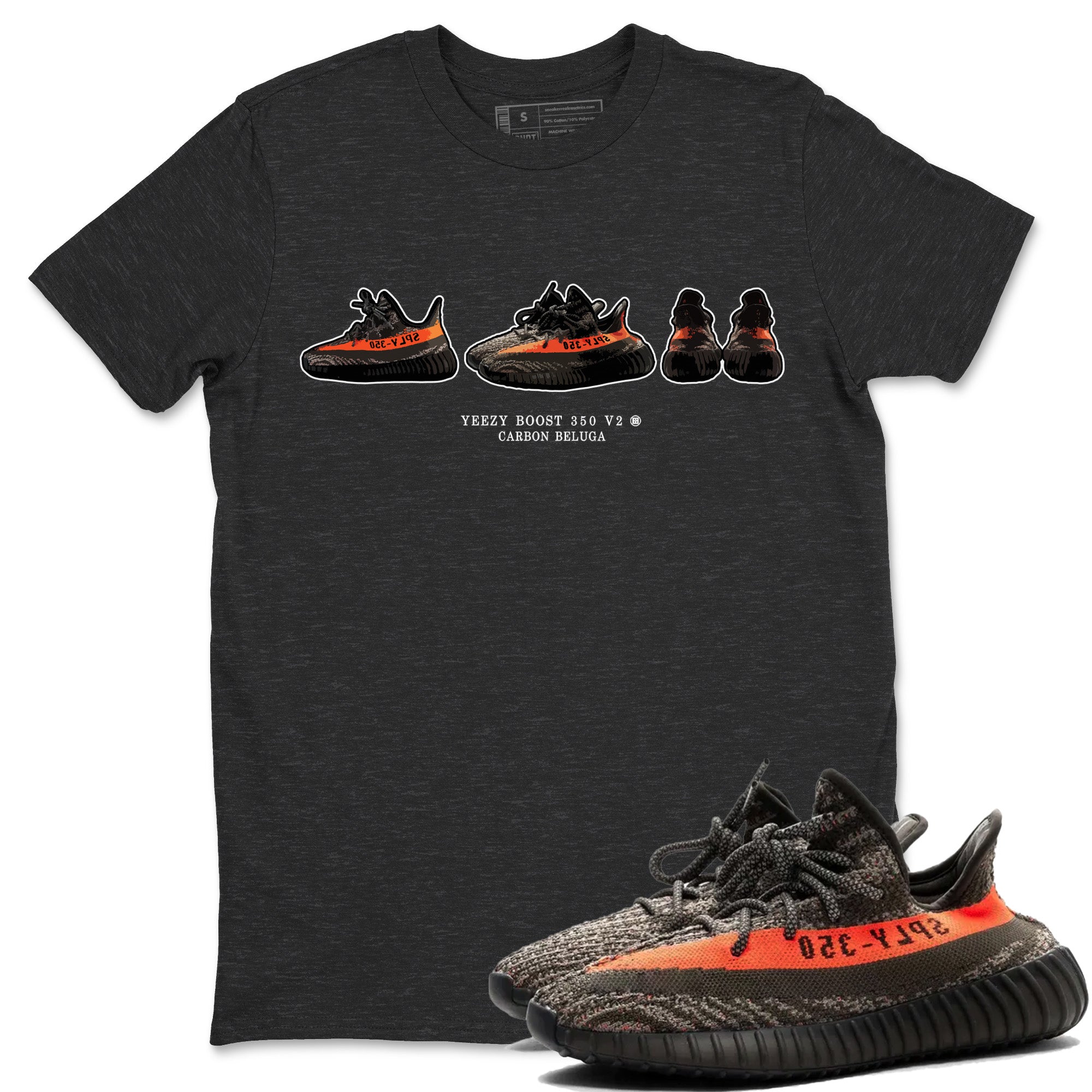 snkmatch Prelude Unisex Tops - Yeezy 350 Carbon Beluga