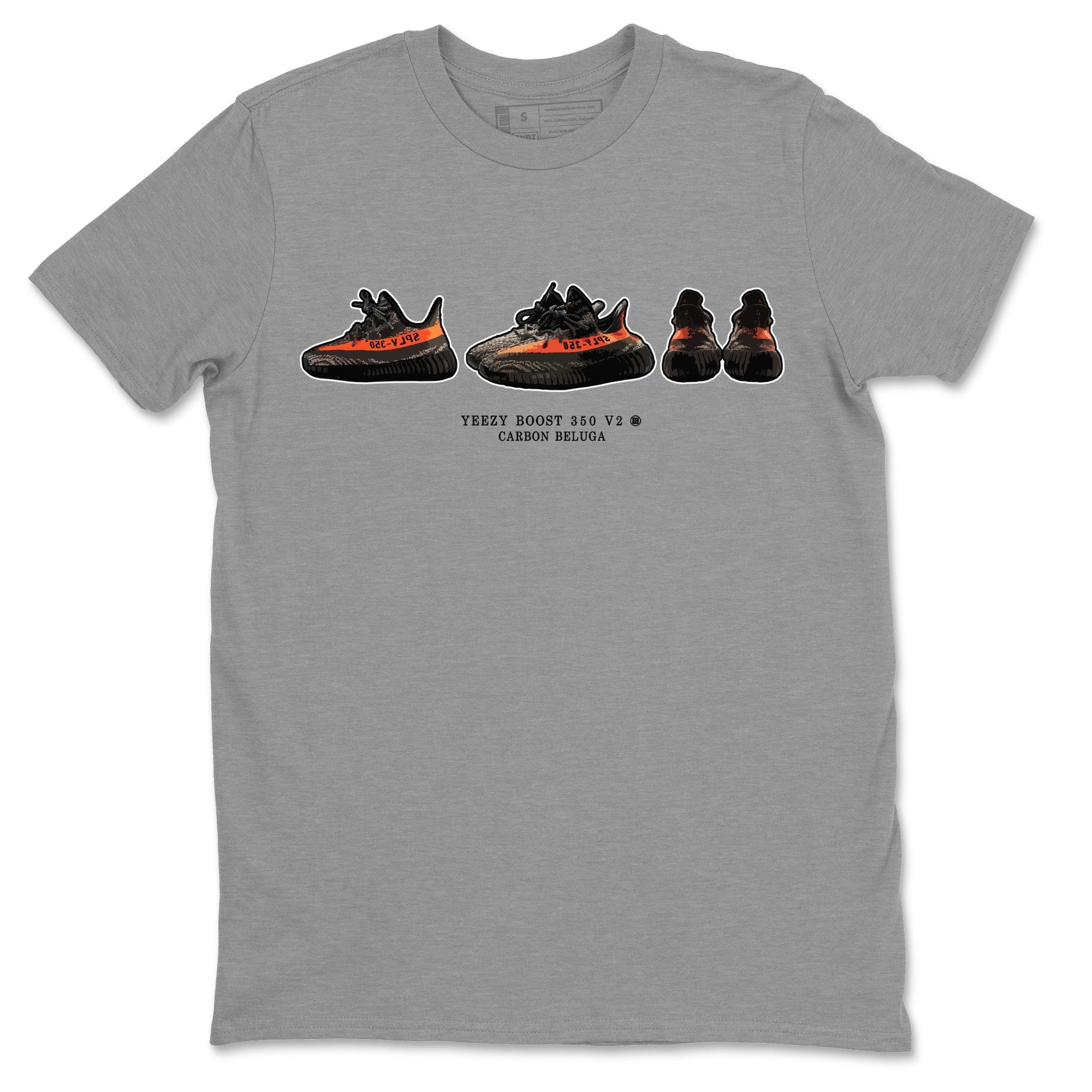 snkmatch Prelude Unisex Tops - Yeezy 350 Carbon Beluga