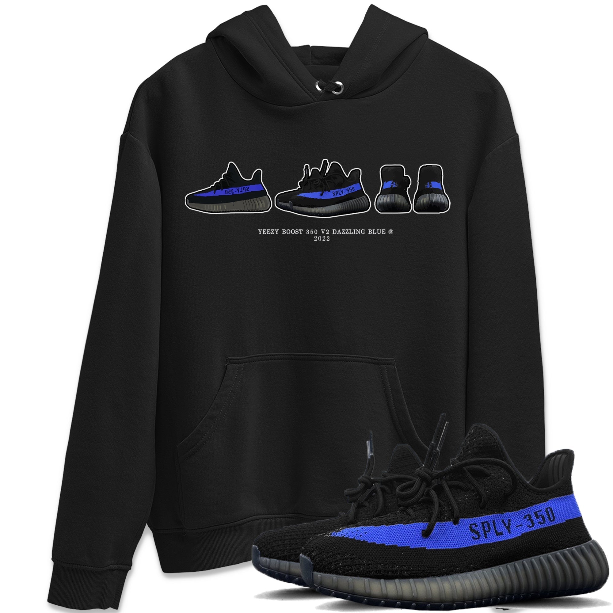 snkmatch Prelude Unisex Tops - Yeezy 350 Dazzling Blue