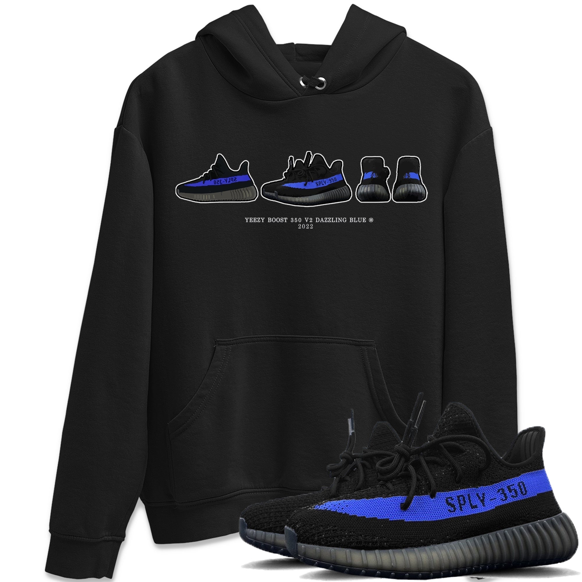 snkmatch Prelude Unisex Tops - Yeezy 350 Dazzling Blue
