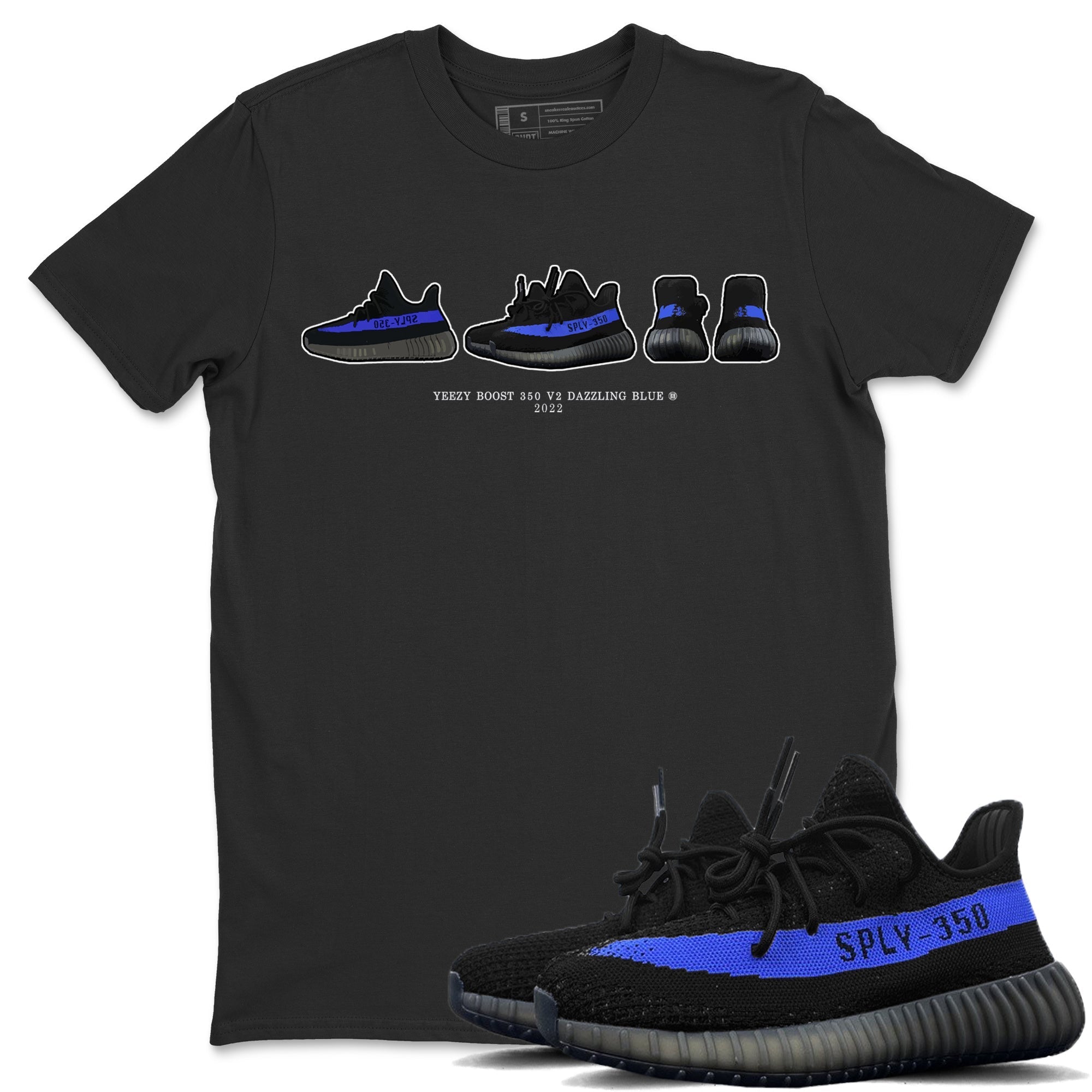 snkmatch Prelude Unisex Tops - Yeezy 350 Dazzling Blue
