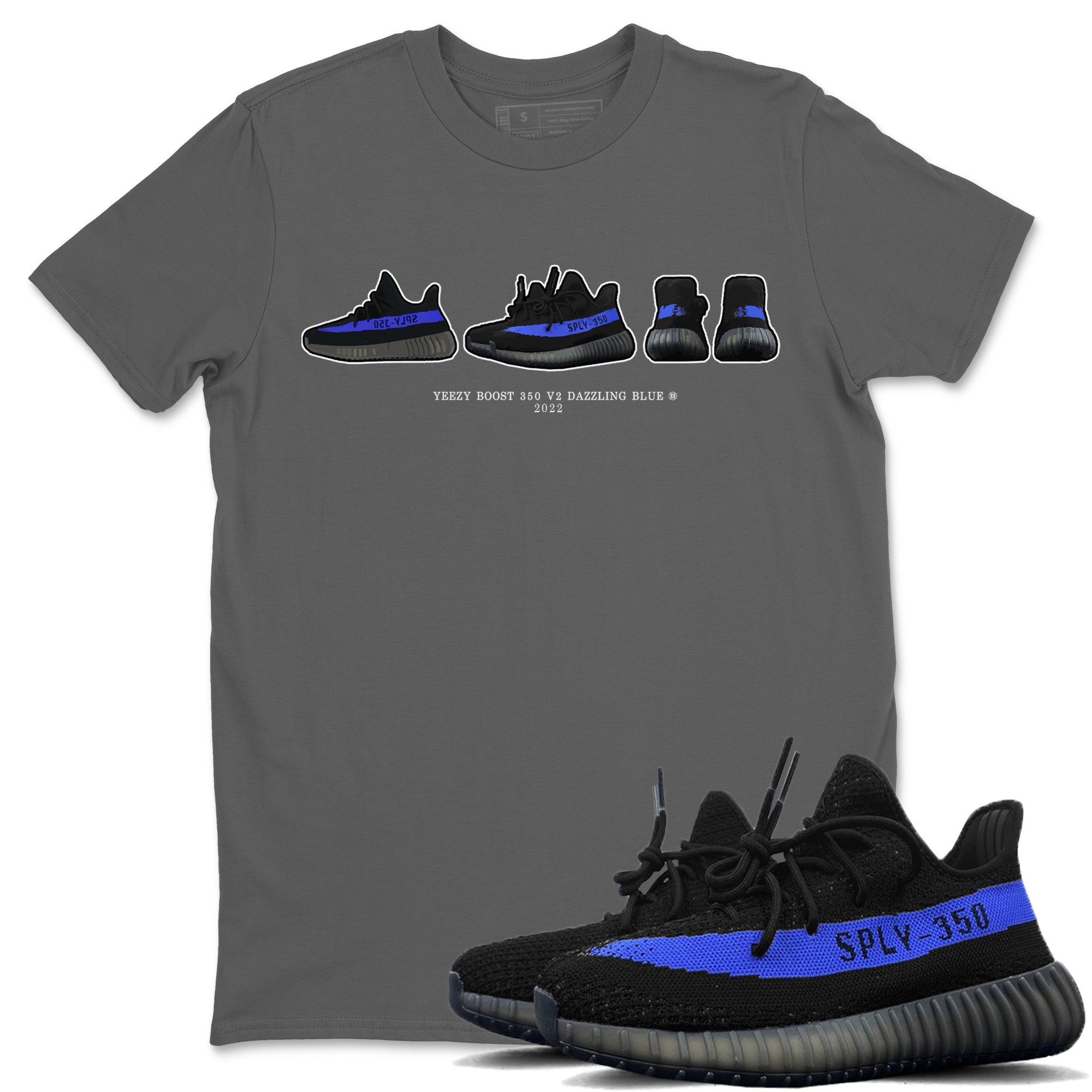 snkmatch Prelude Unisex Tops - Yeezy 350 Dazzling Blue