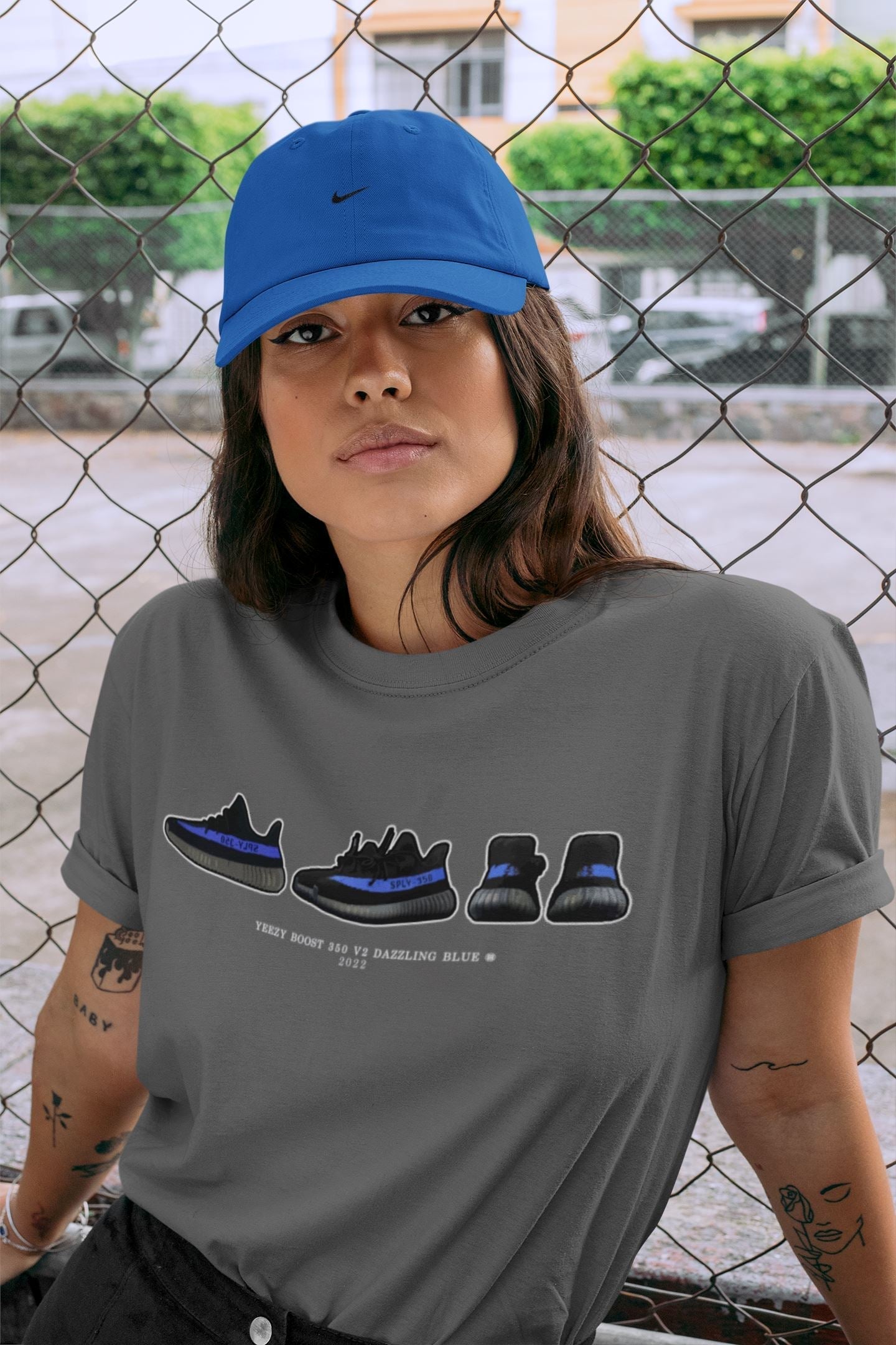 snkmatch Prelude Unisex Tops - Yeezy 350 Dazzling Blue