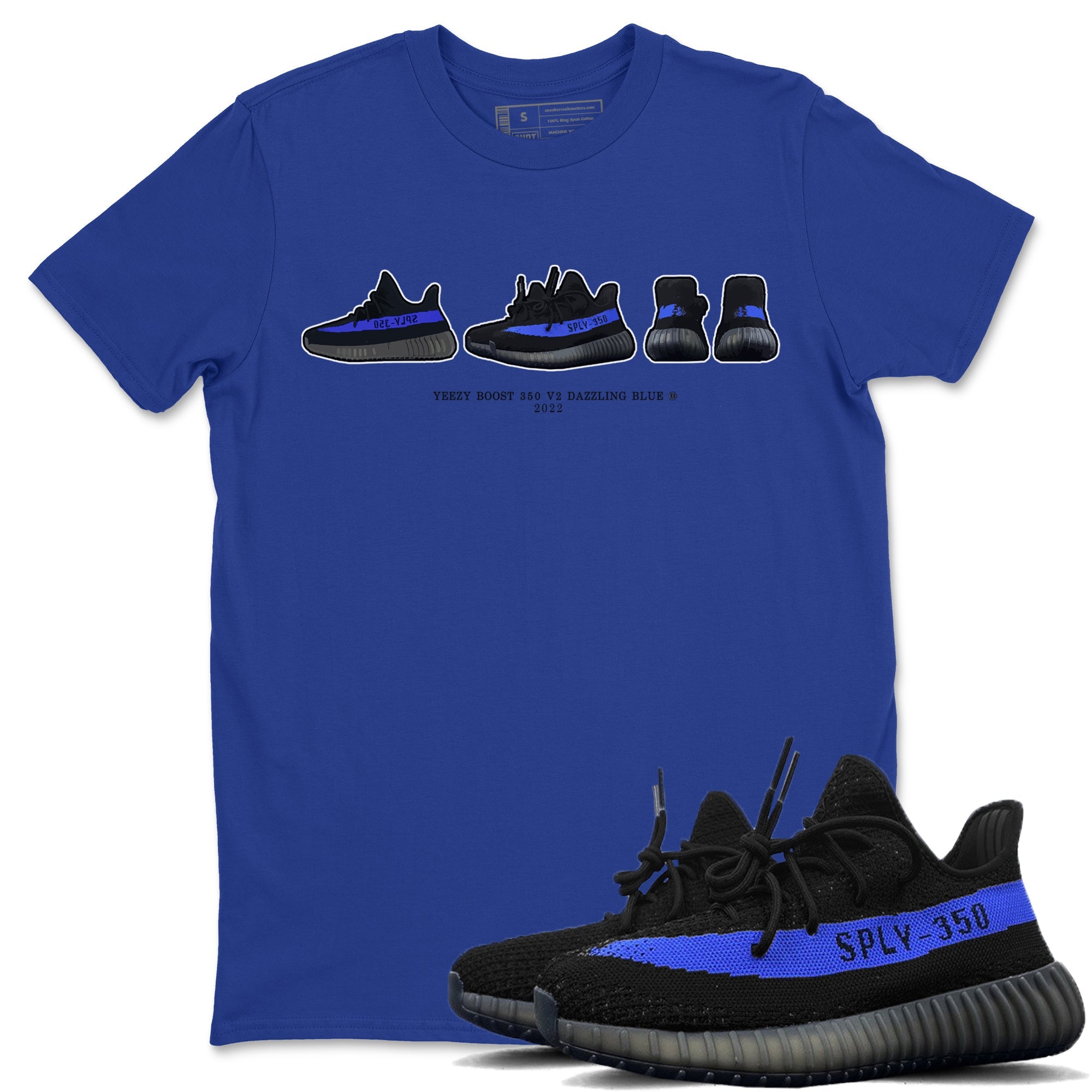 snkmatch Prelude Unisex Tops - Yeezy 350 Dazzling Blue