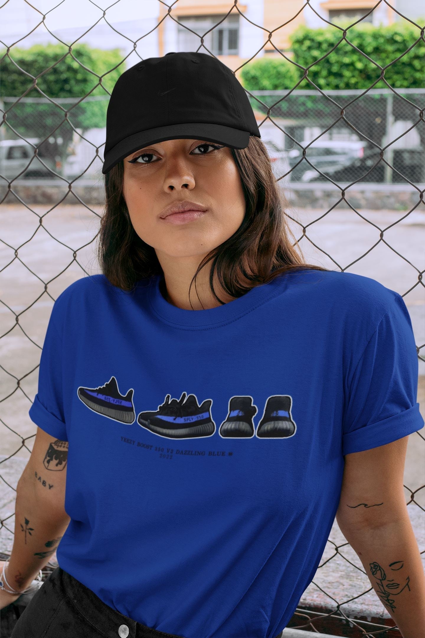snkmatch Prelude Unisex Tops - Yeezy 350 Dazzling Blue