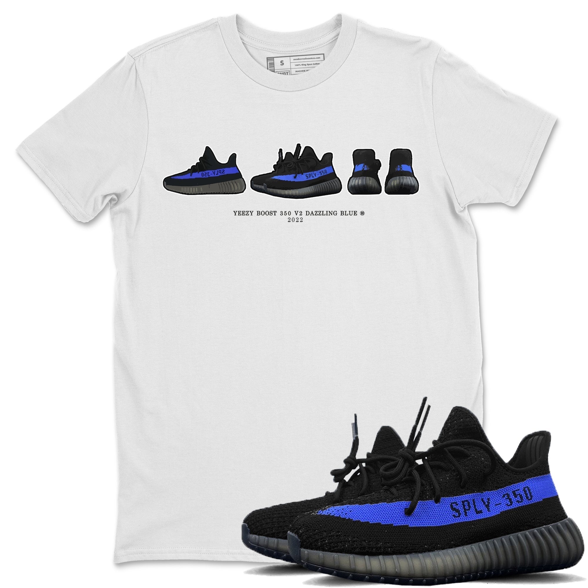snkmatch Prelude Unisex Tops - Yeezy 350 Dazzling Blue