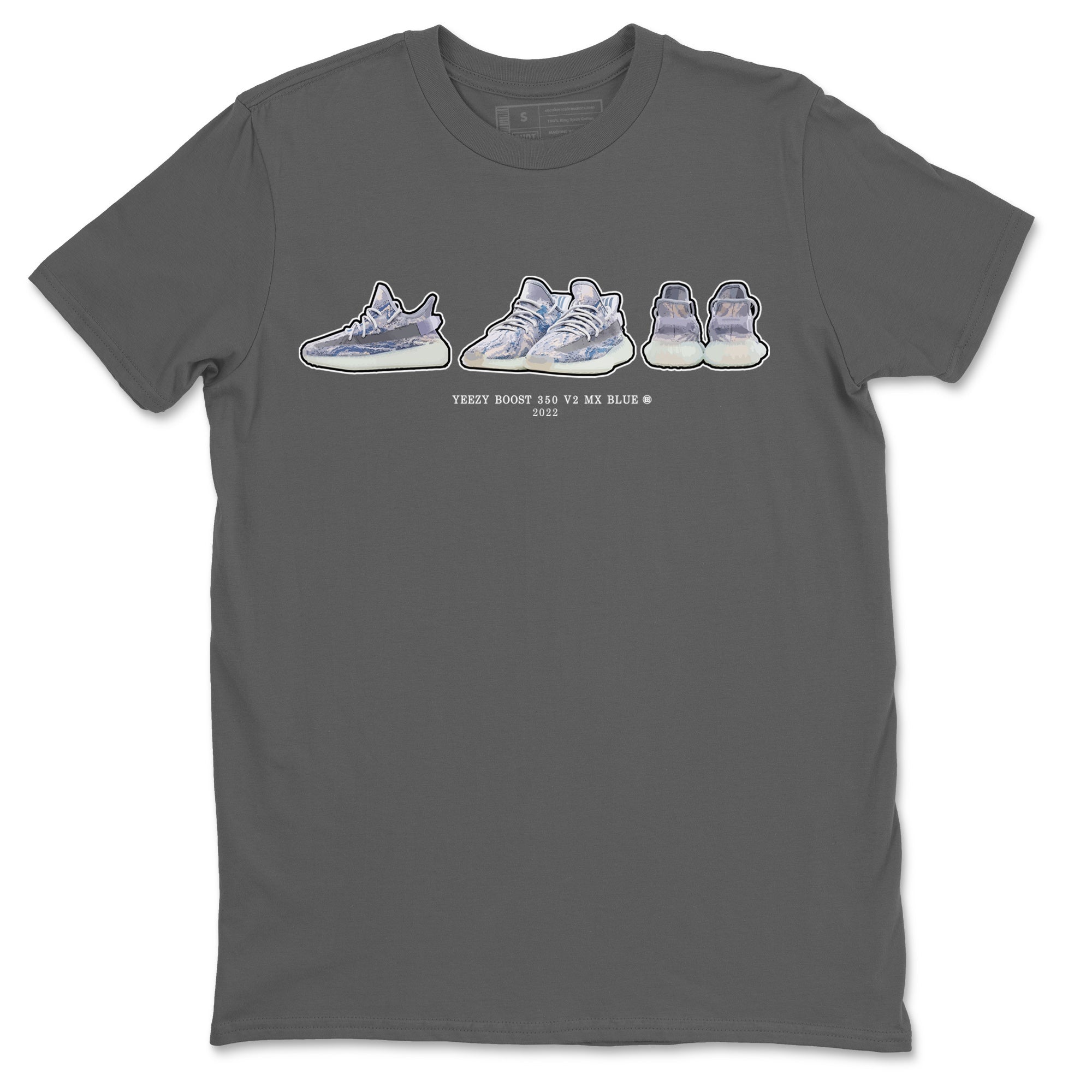 snkmatch Prelude Unisex Tops - Yeezy 350 MX Blue