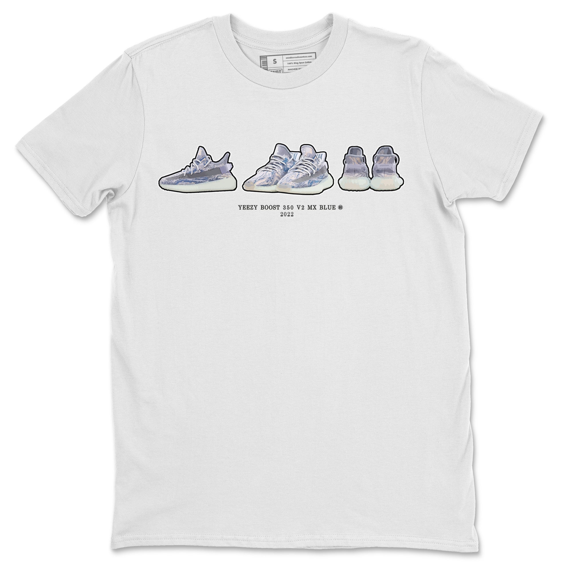 snkmatch Prelude Unisex Tops - Yeezy 350 MX Blue