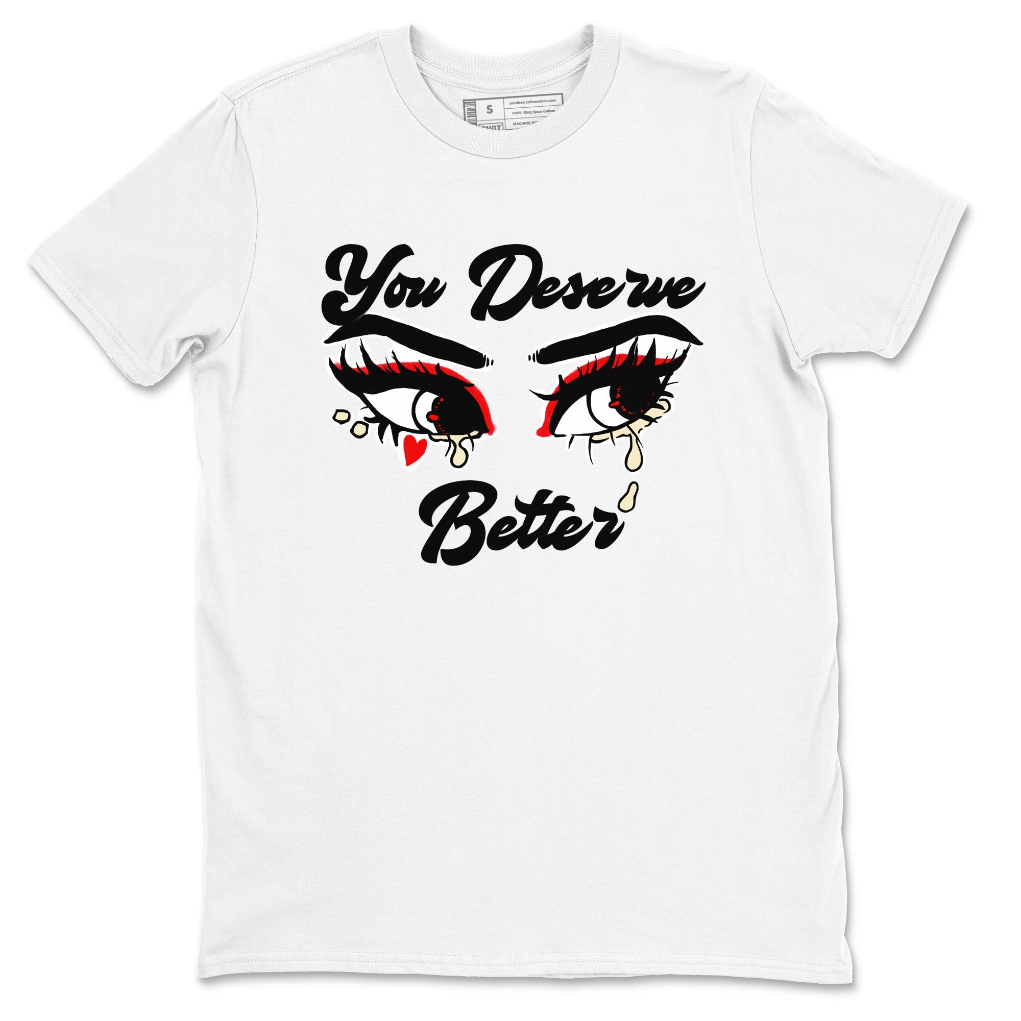 You Deserve Better snkmatch Tees - Air Jordan 1 Black Toe Reimagined