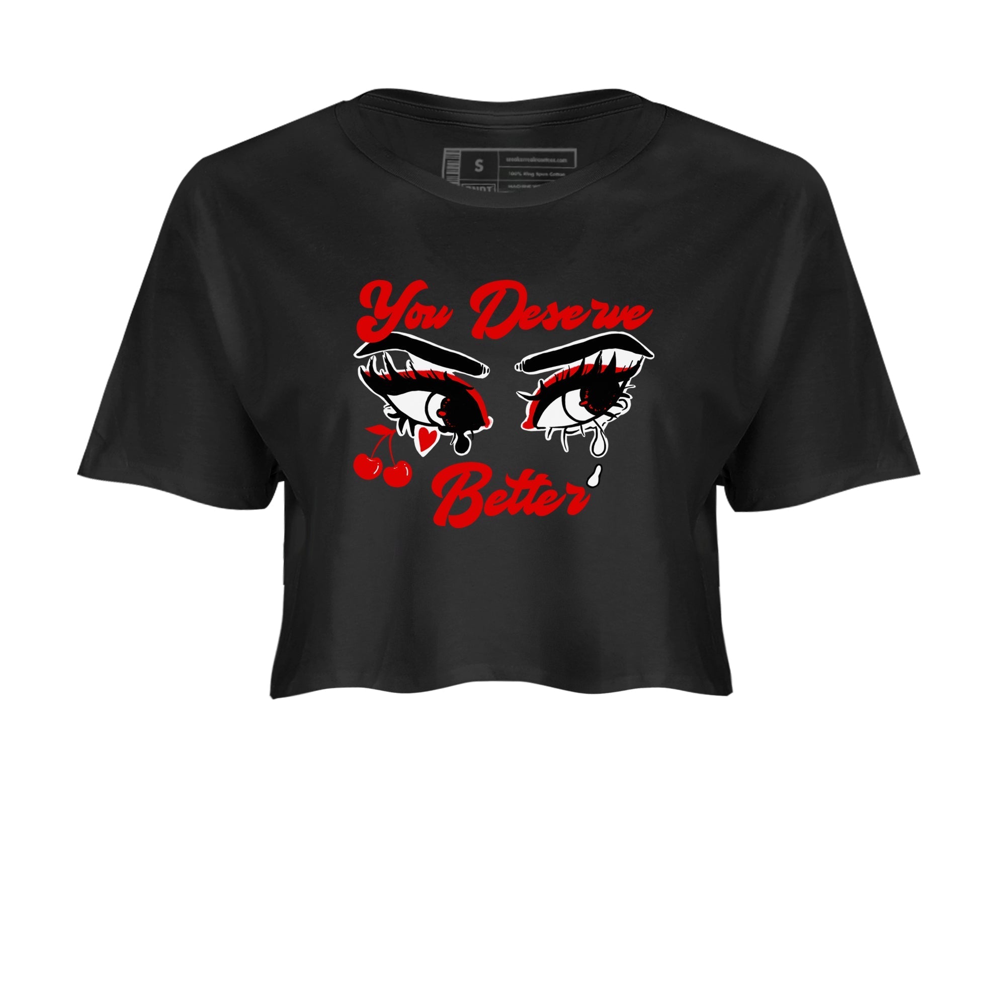 You Deserve Better snkmatch Women's Top - Air Jordan 11 Bred Velvet