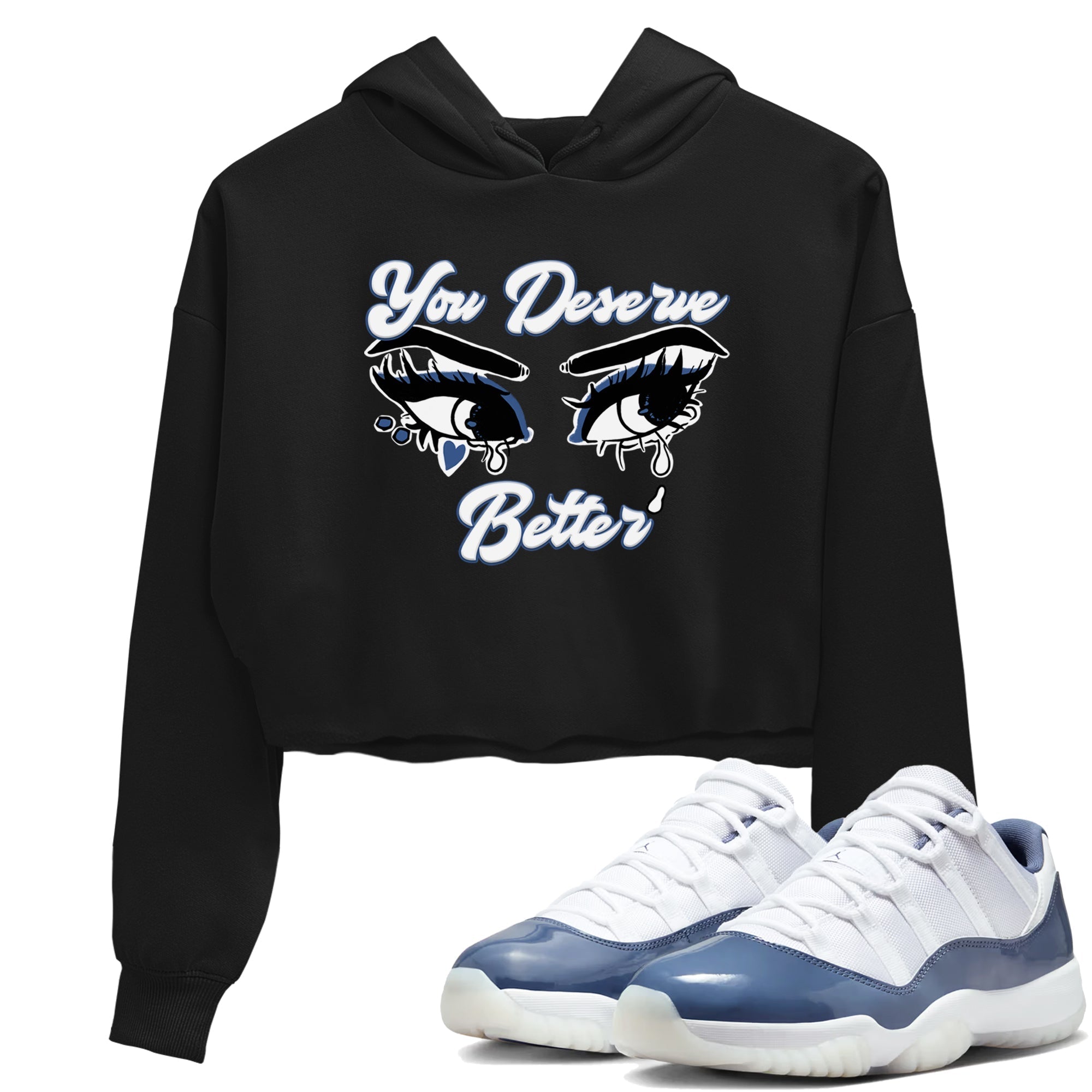 You Deserve Better snkmatch Women's Top - Air Jordan 11 Diffused Blue