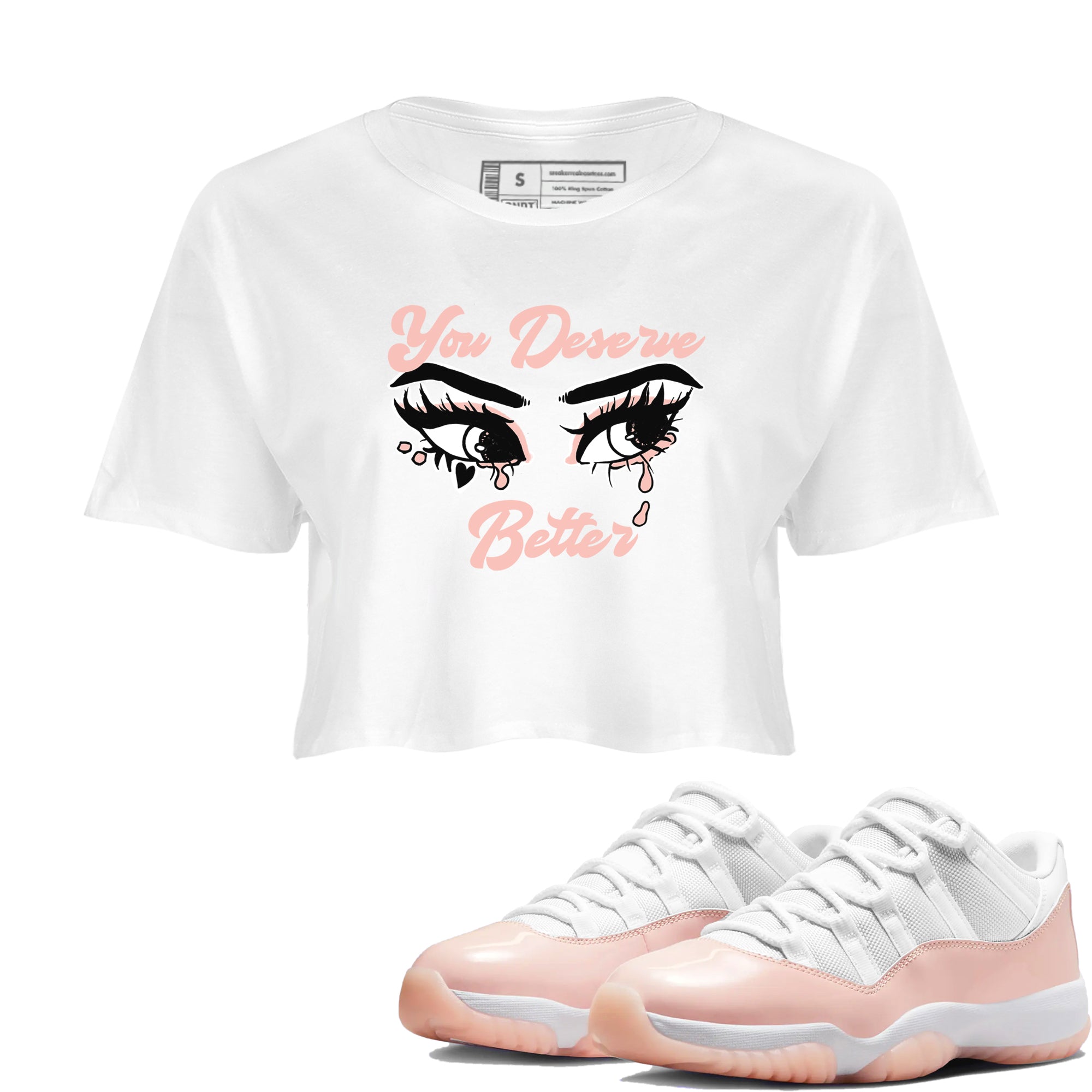 You Deserve Better snkmatch Women's Top - Air Jordan 11 Legend Pink