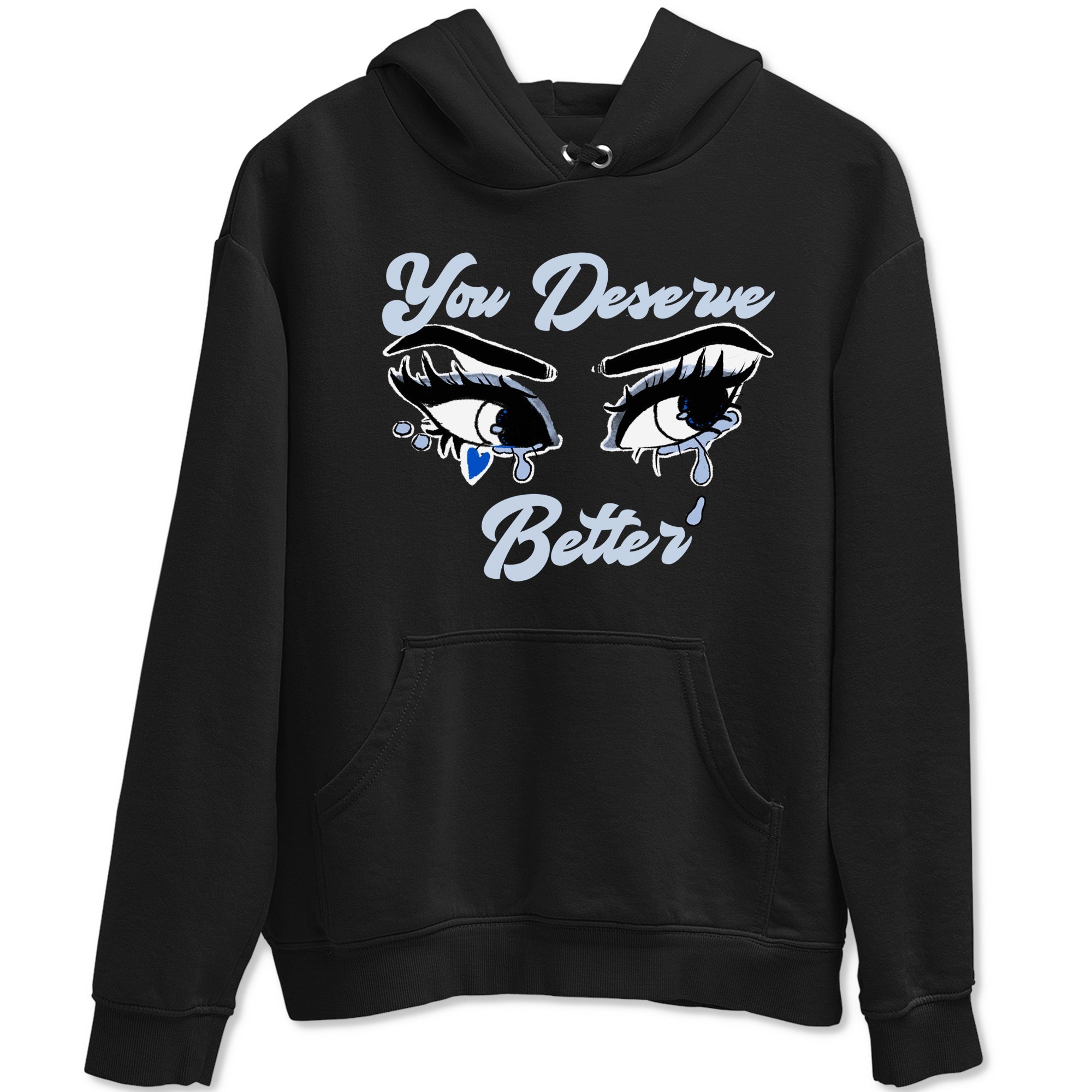 You Deserve Better snkmatch Tees - Air Jordan 11 Black and Varsity Royal