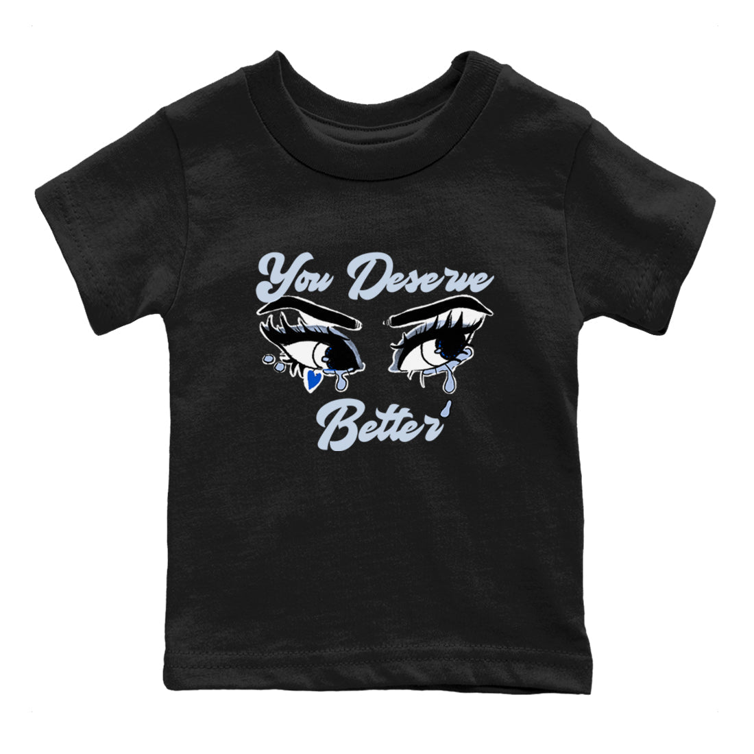 You Deserve Better snkmatch Tees Kids - Air Jordan 11 Black and Varsity Royal