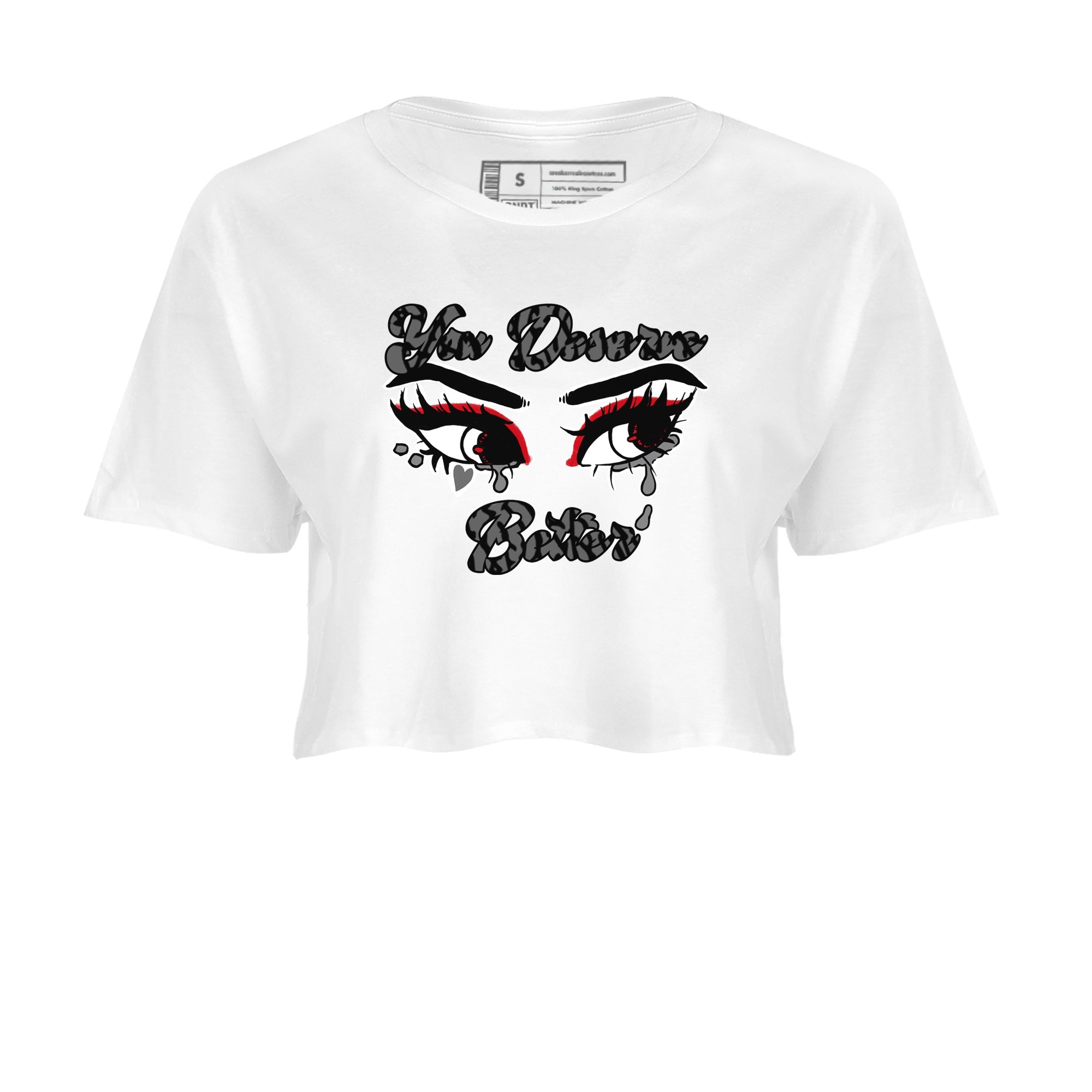 You Deserve Better snkmatch Women's Top - Air Jordan 3 Cement Grey