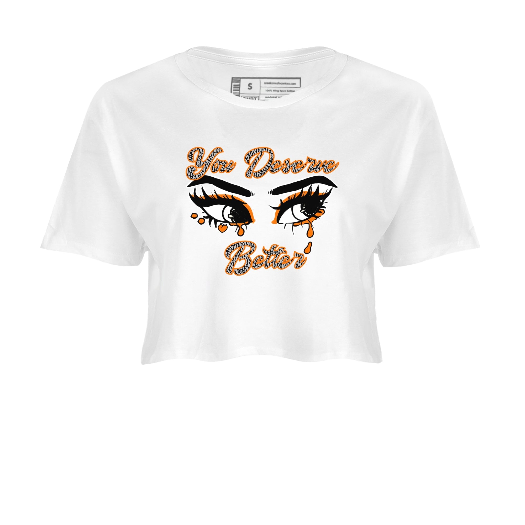 You Deserve Better snkmatch Women's Top - Air Jordan 3 Georgia Peach