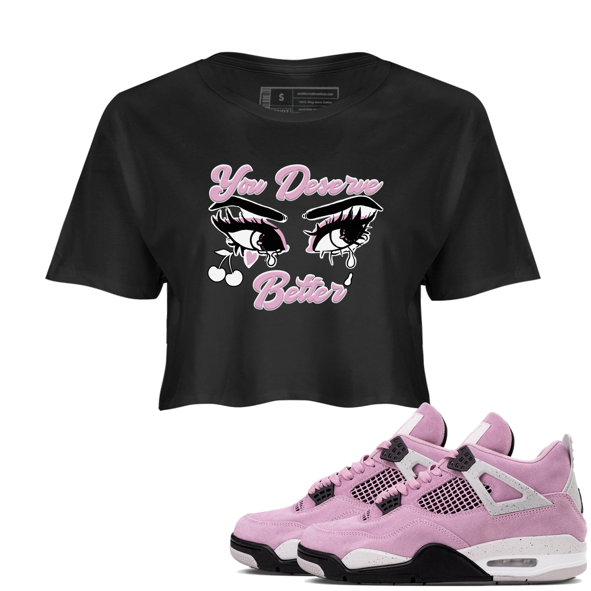 You Deserve Better snkmatch Women's Top - Air Jordan 4 Orchid