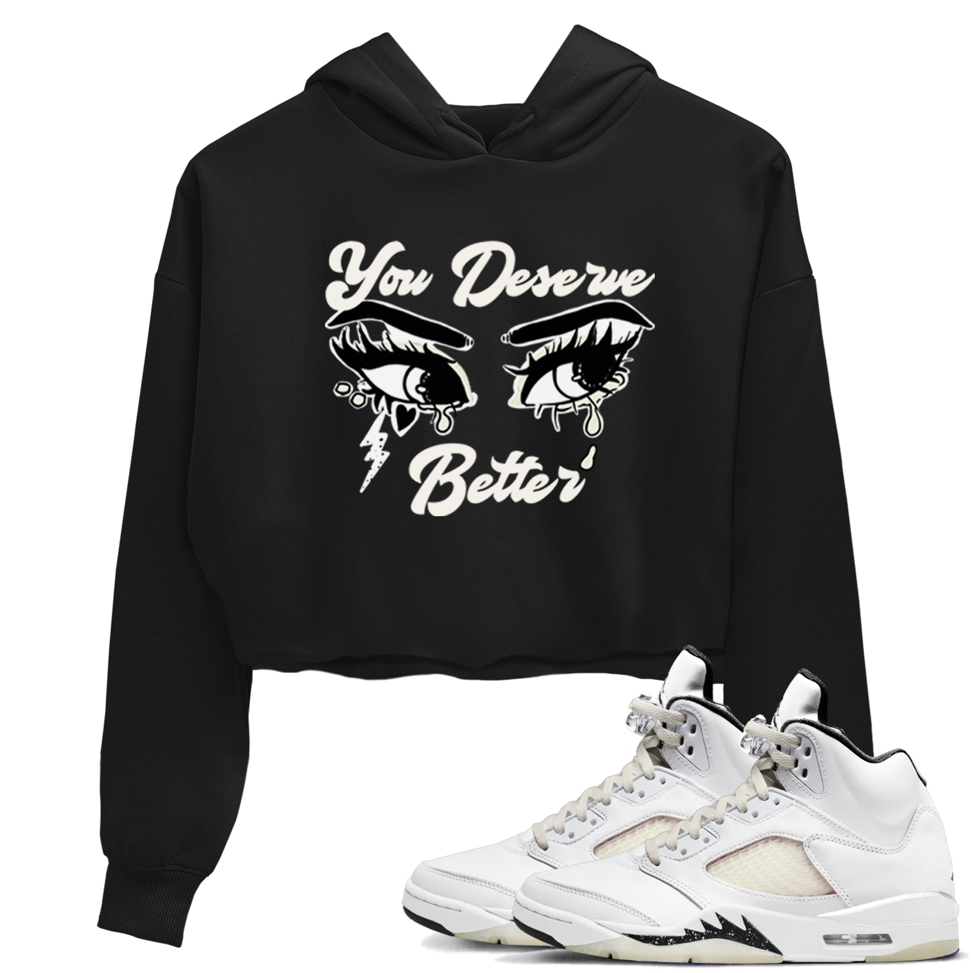 You Deserve Better snkmatch Women's Top - Air Jordan 5 Sail