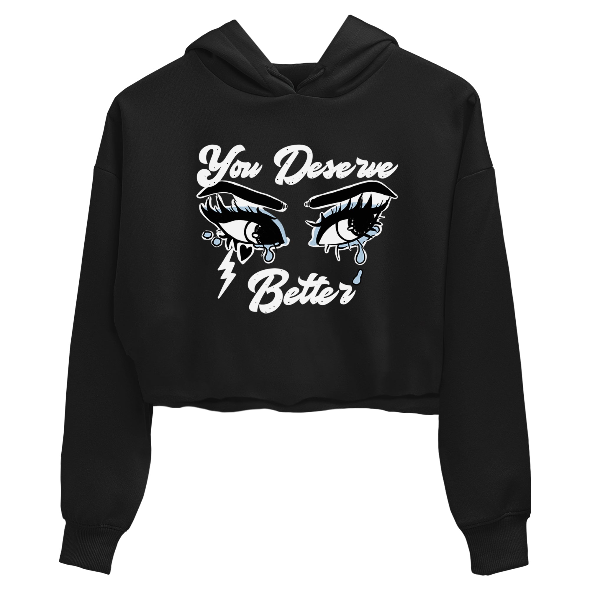 You Deserve Better snkmatch Women's Top - Air Jordan 6 White Black
