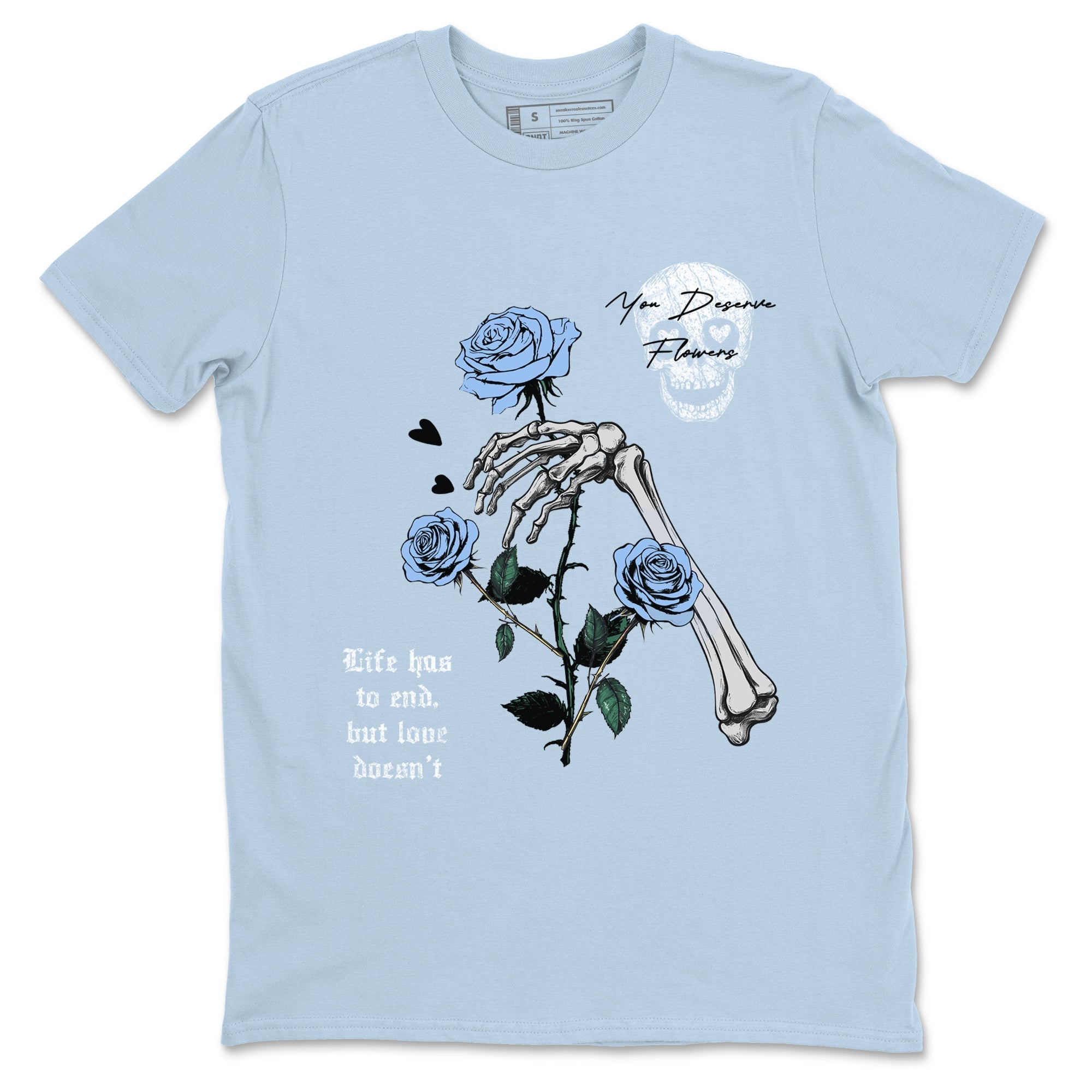 You Deserve Flowers snkmatch Tees - Air Jordan 4 Forget Me Not