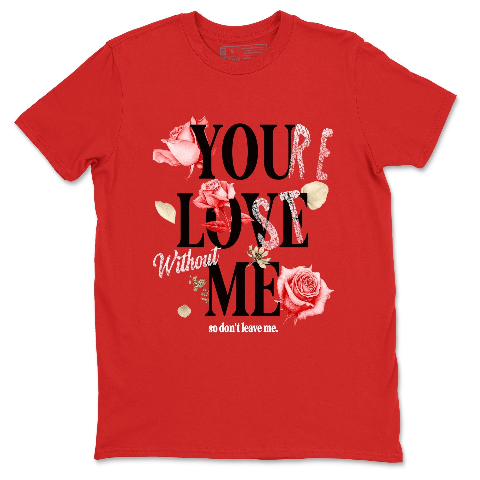 You Love Me snkmatch Tees - Air Jordan 1 Black Toe Reimagined