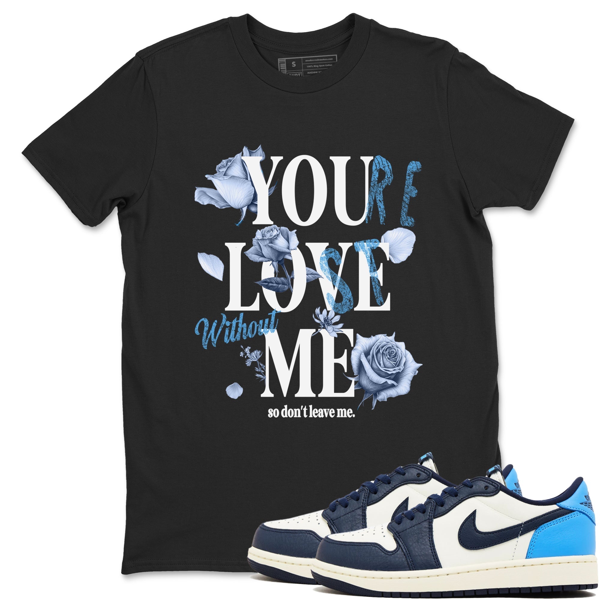 You Love Me snkmatch Tees - Air Jordan 1 Obsidian