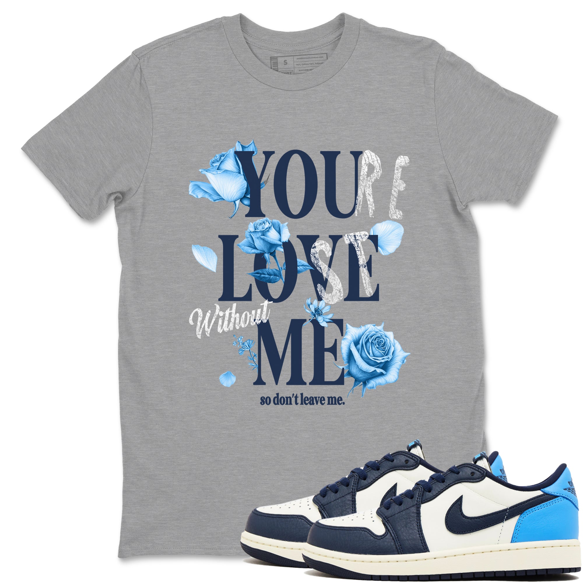 You Love Me snkmatch Tees - Air Jordan 1 Obsidian