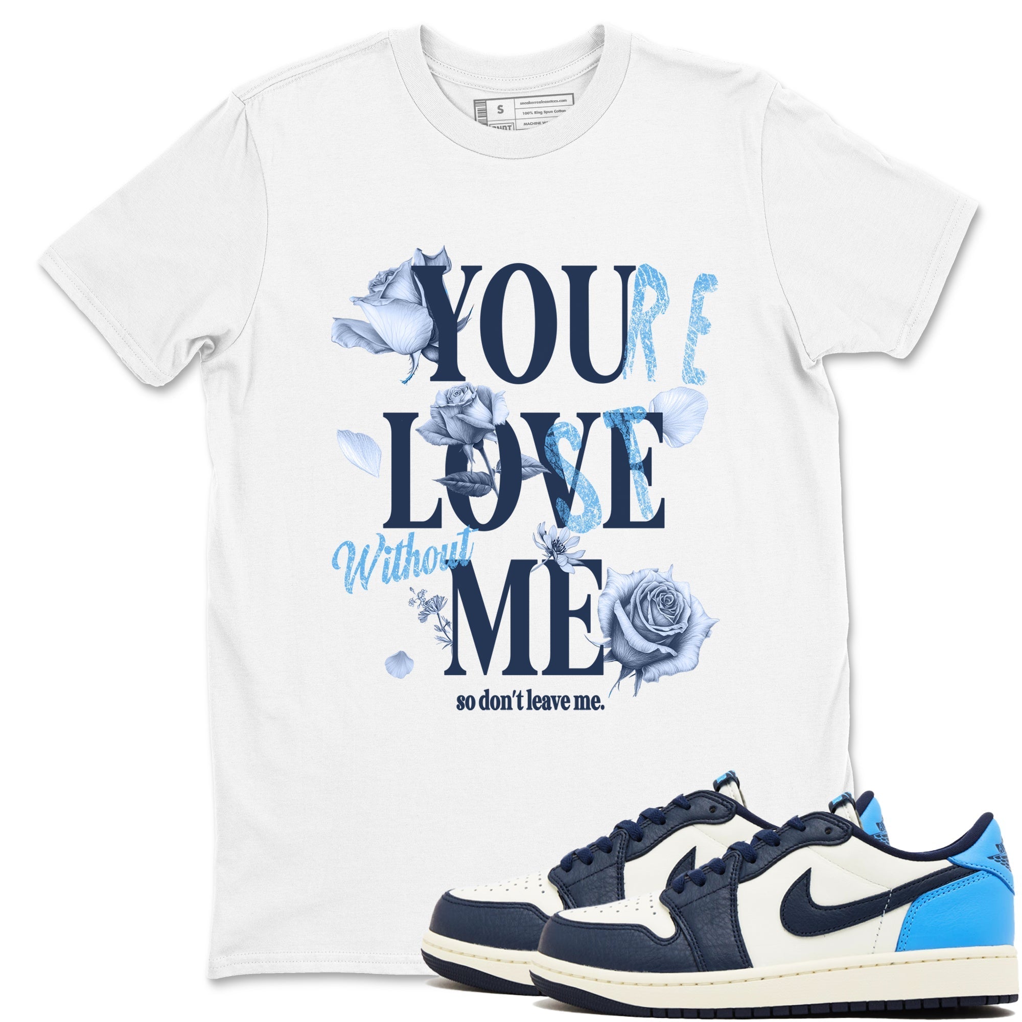 You Love Me snkmatch Tees - Air Jordan 1 Obsidian
