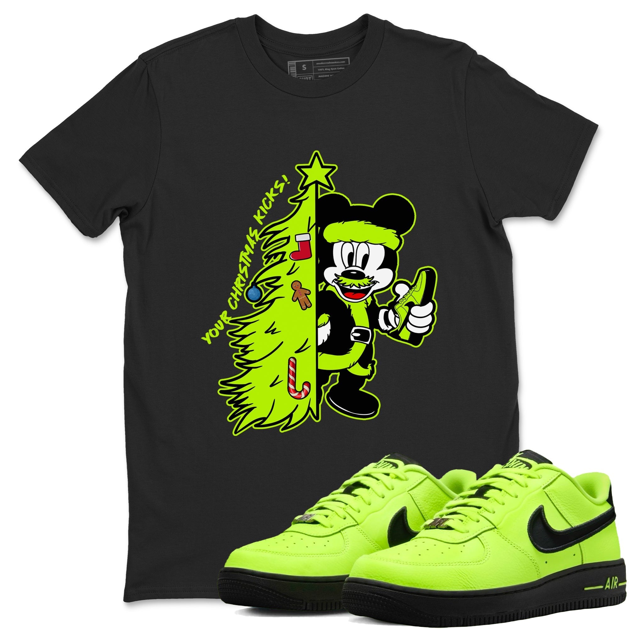 Your Christmas Kicks snkmatch Tees - Air Force 1 Volt