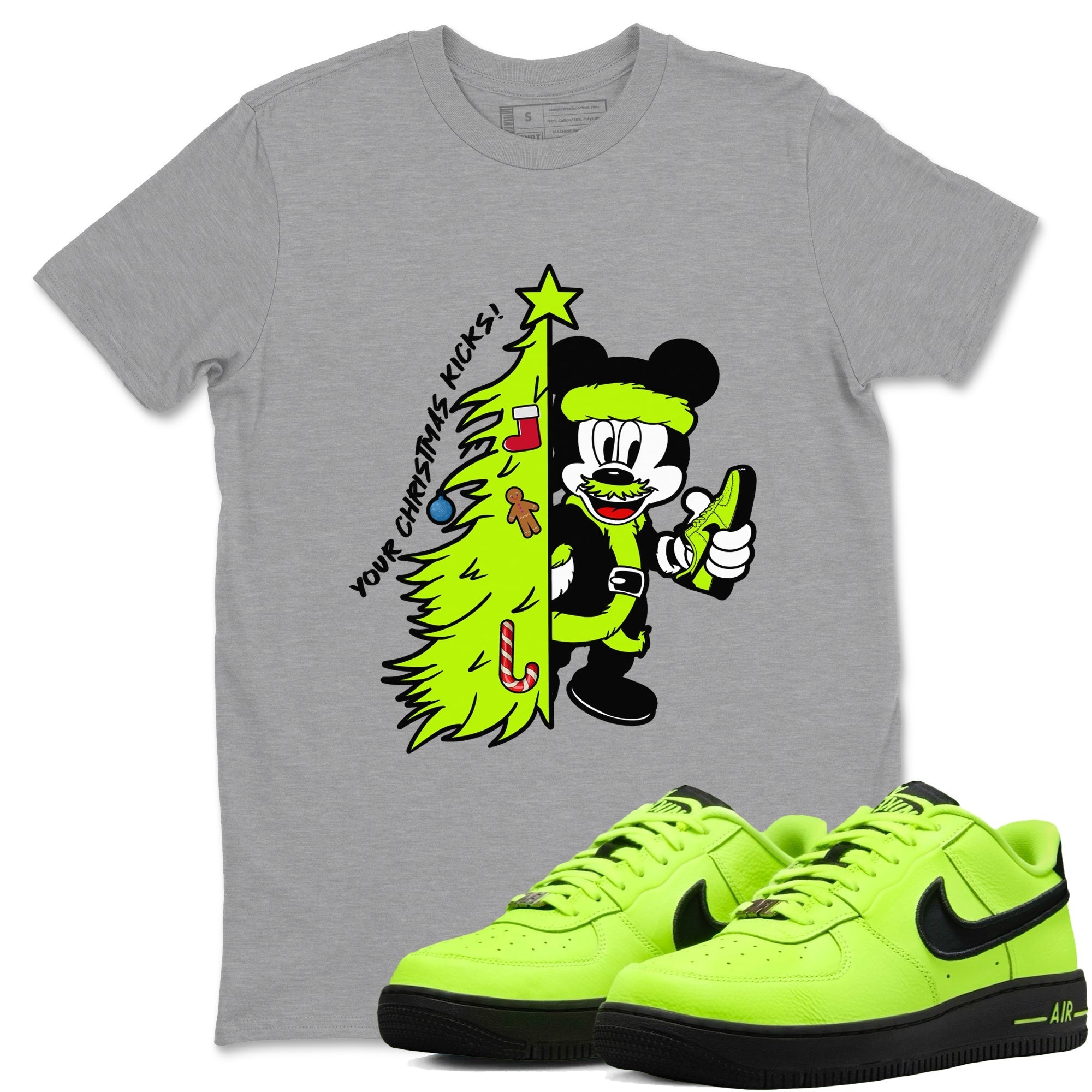 Your Christmas Kicks snkmatch Tees - Air Force 1 Volt