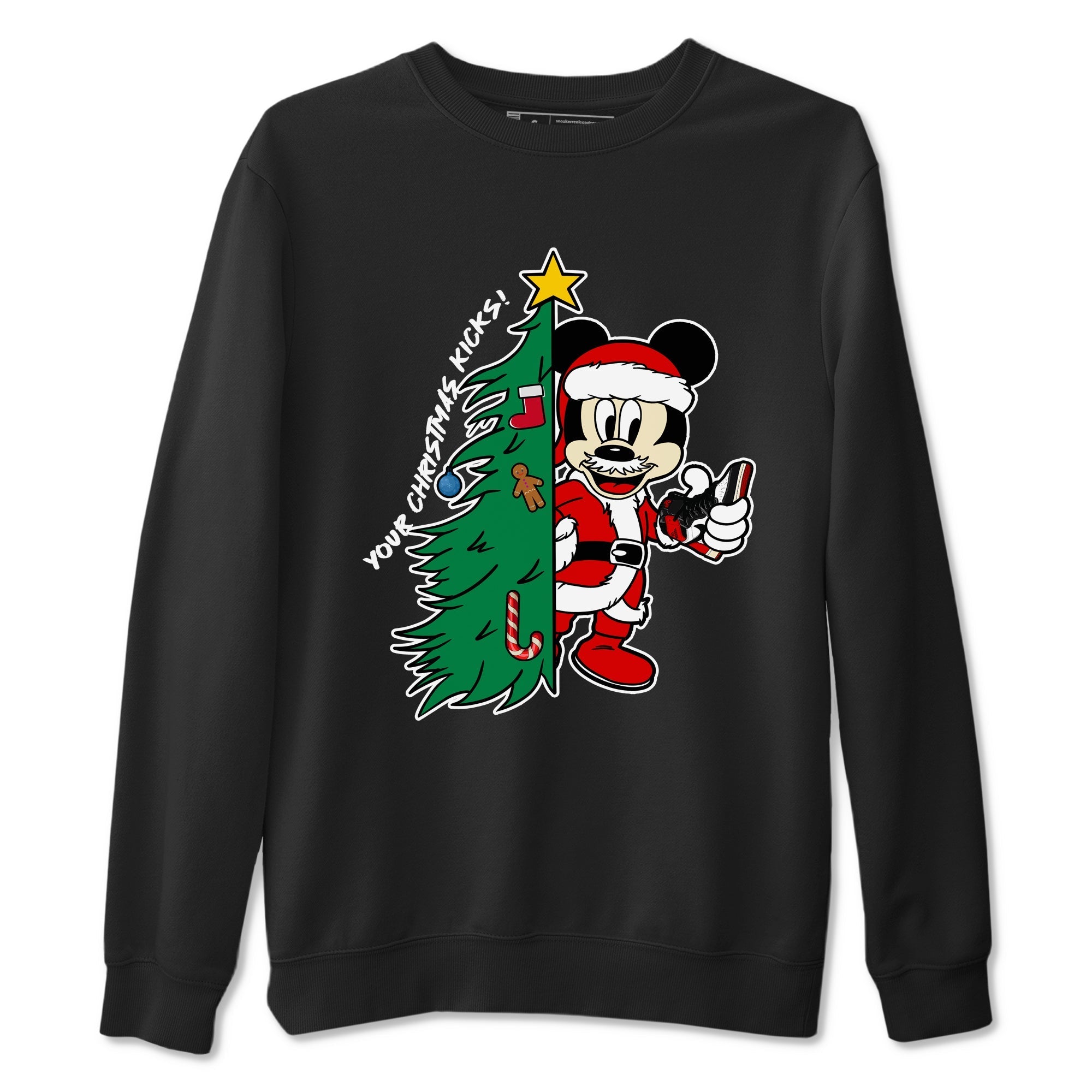 Your Christmas Kicks snkmatch Tees - Air Jordan 1 Black Toe Reimagined