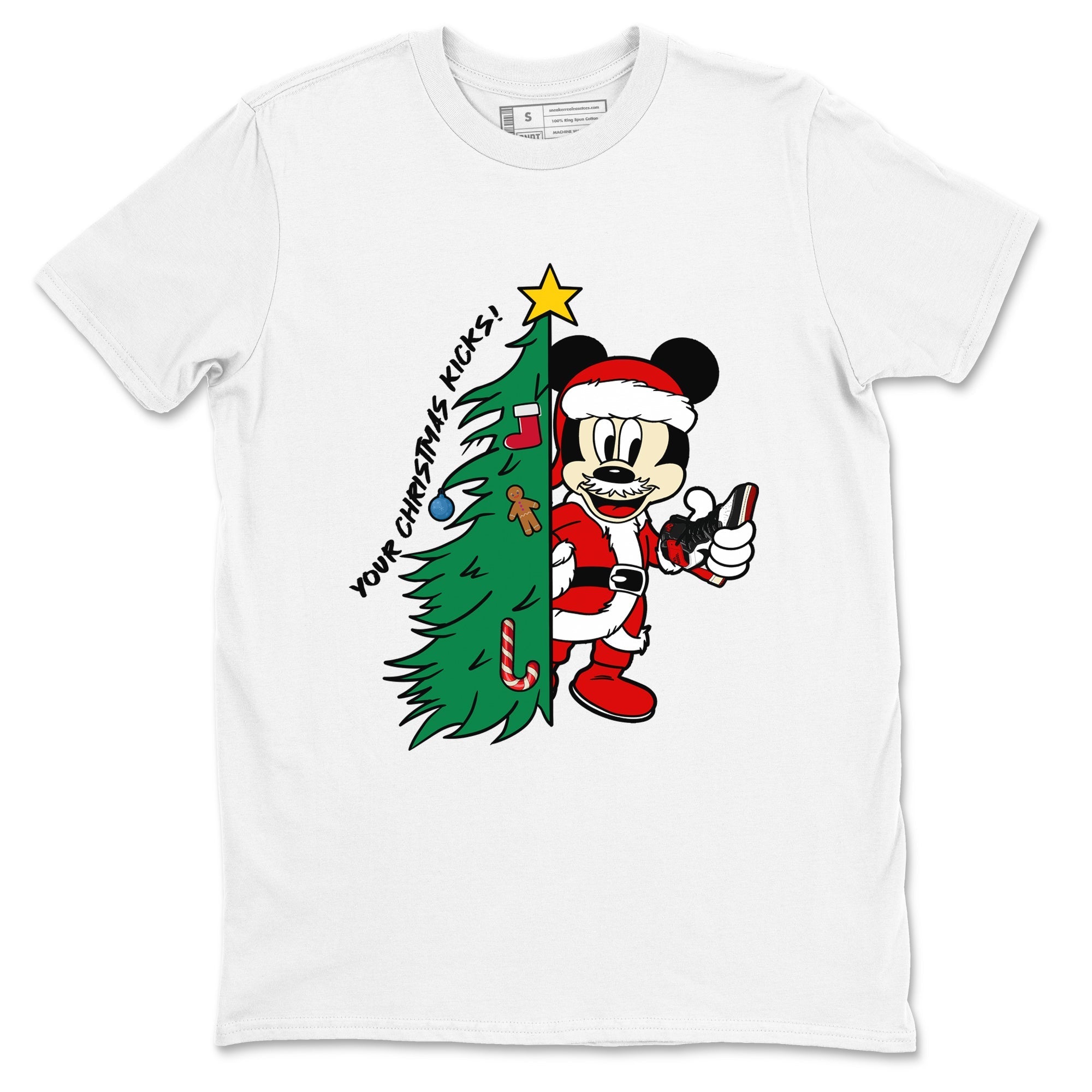 Your Christmas Kicks snkmatch Tees - Air Jordan 1 Black Toe Reimagined
