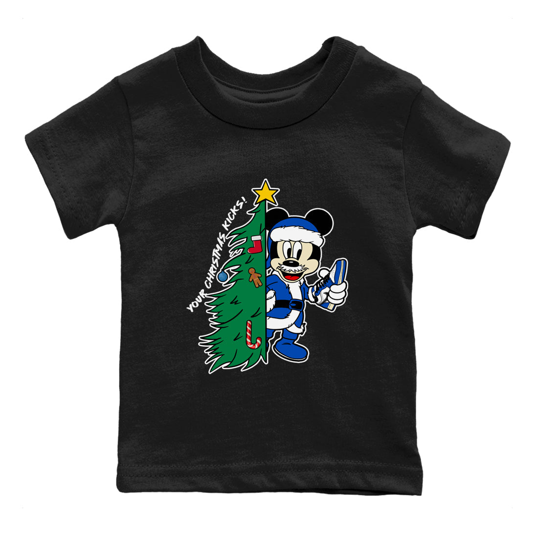 Your Christmas Kicks snkmatch Tees Kids - Air Jordan 1 Game Royal