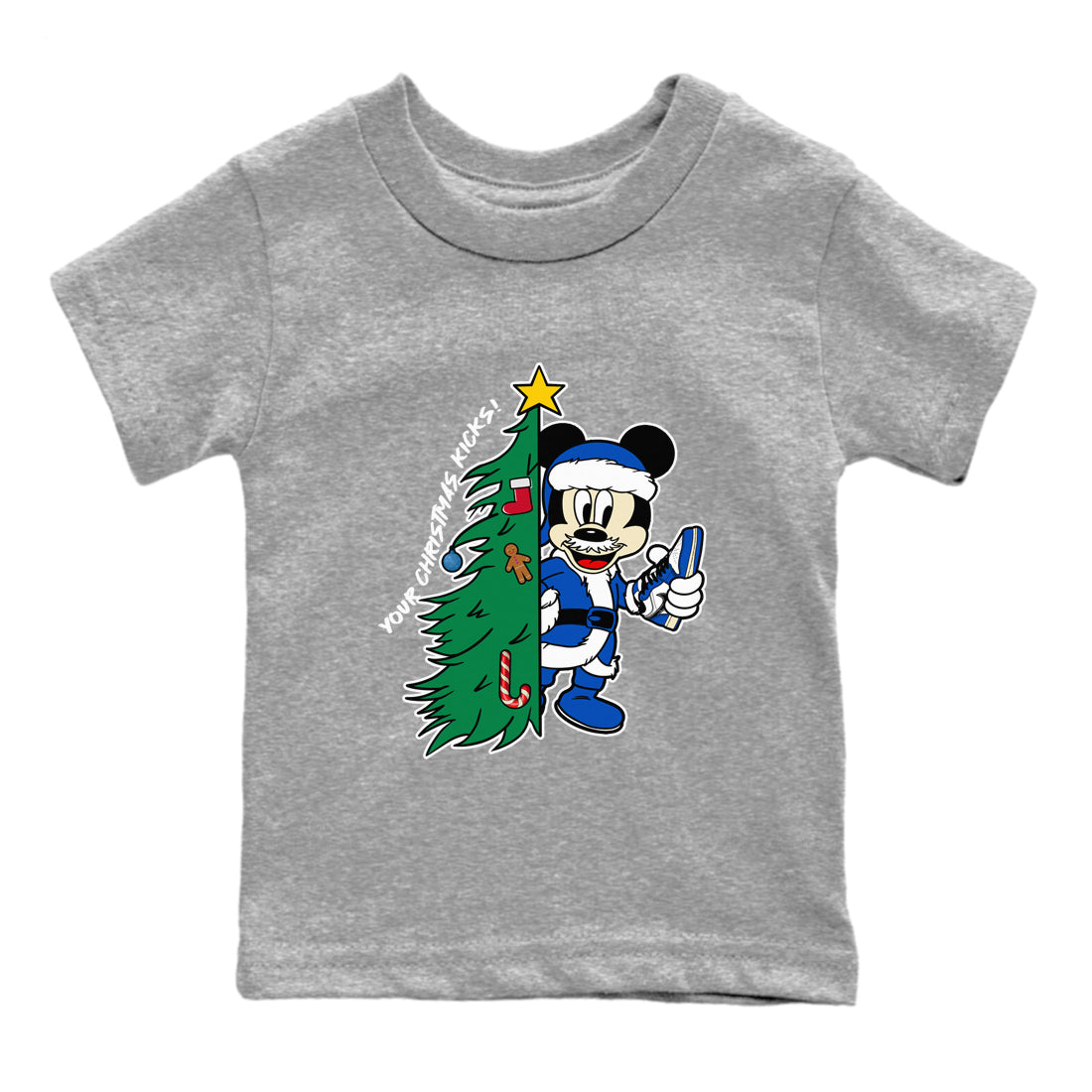 Your Christmas Kicks snkmatch Tees Kids - Air Jordan 1 Game Royal