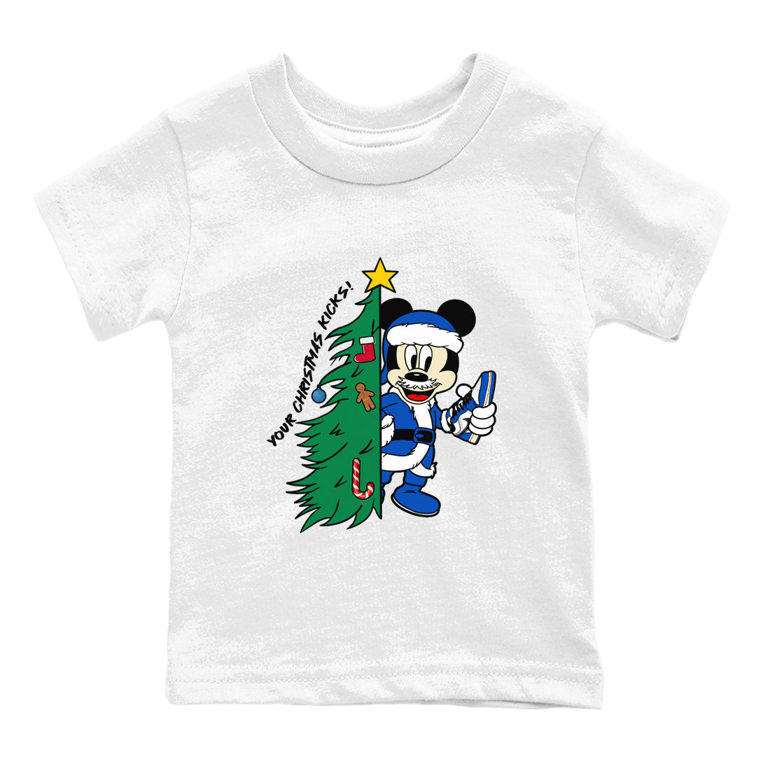 Your Christmas Kicks snkmatch Tees Kids - Air Jordan 1 Game Royal