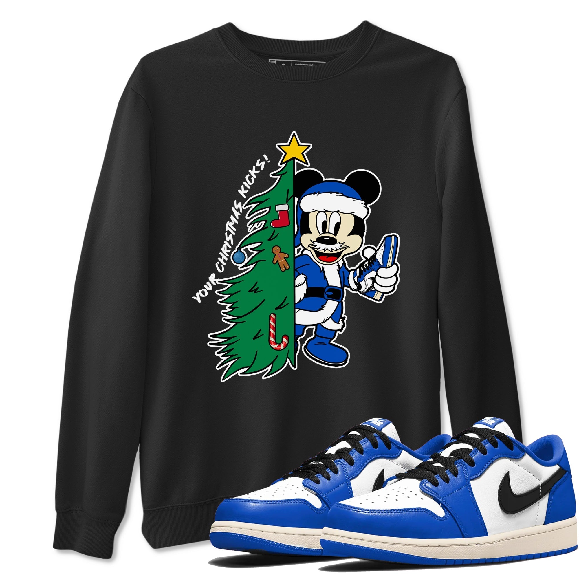 Your Christmas Kicks snkmatch Tees - Air Jordan 1 Game Royal