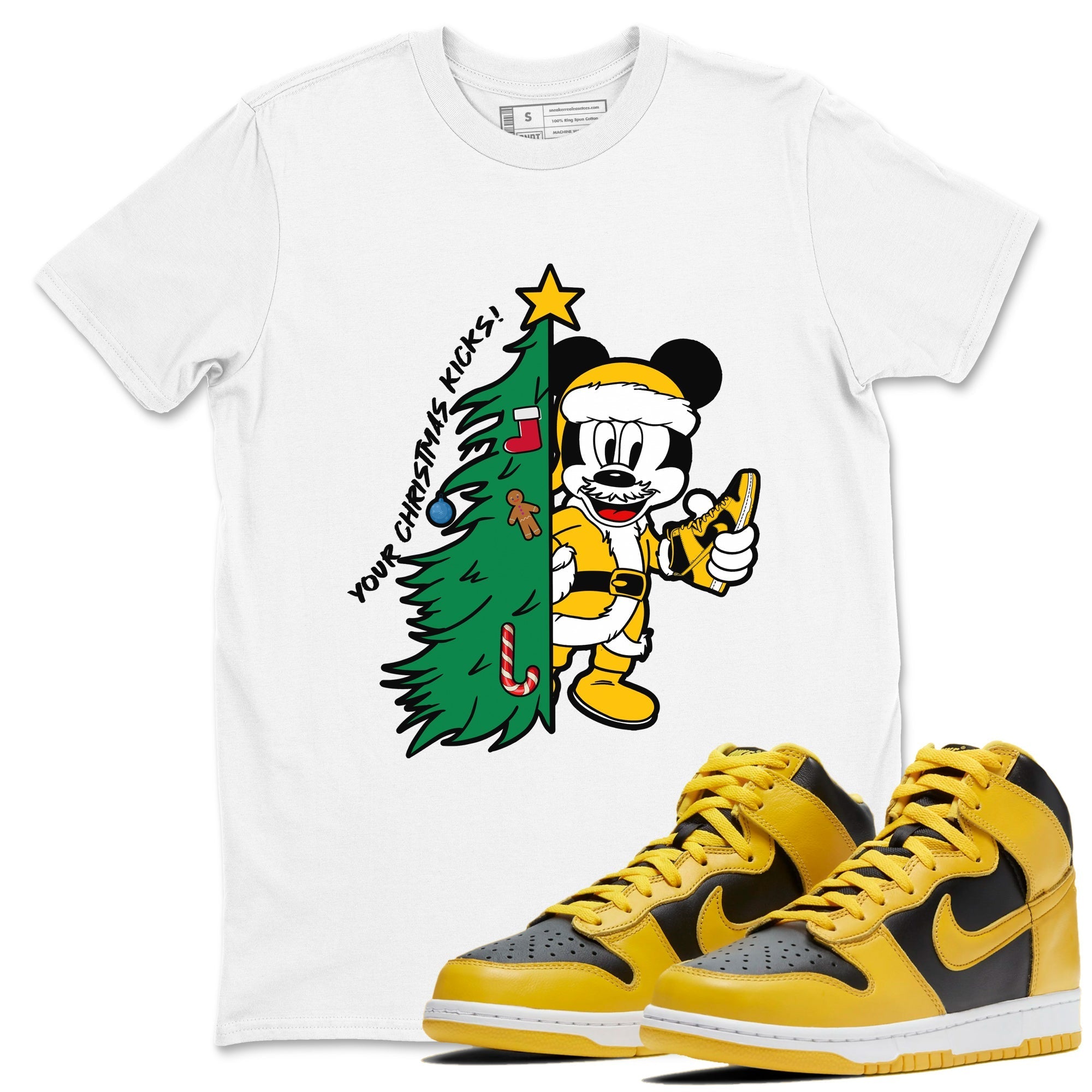 Your Christmas Kicks snkmatch Tees - Dunk High Pollen