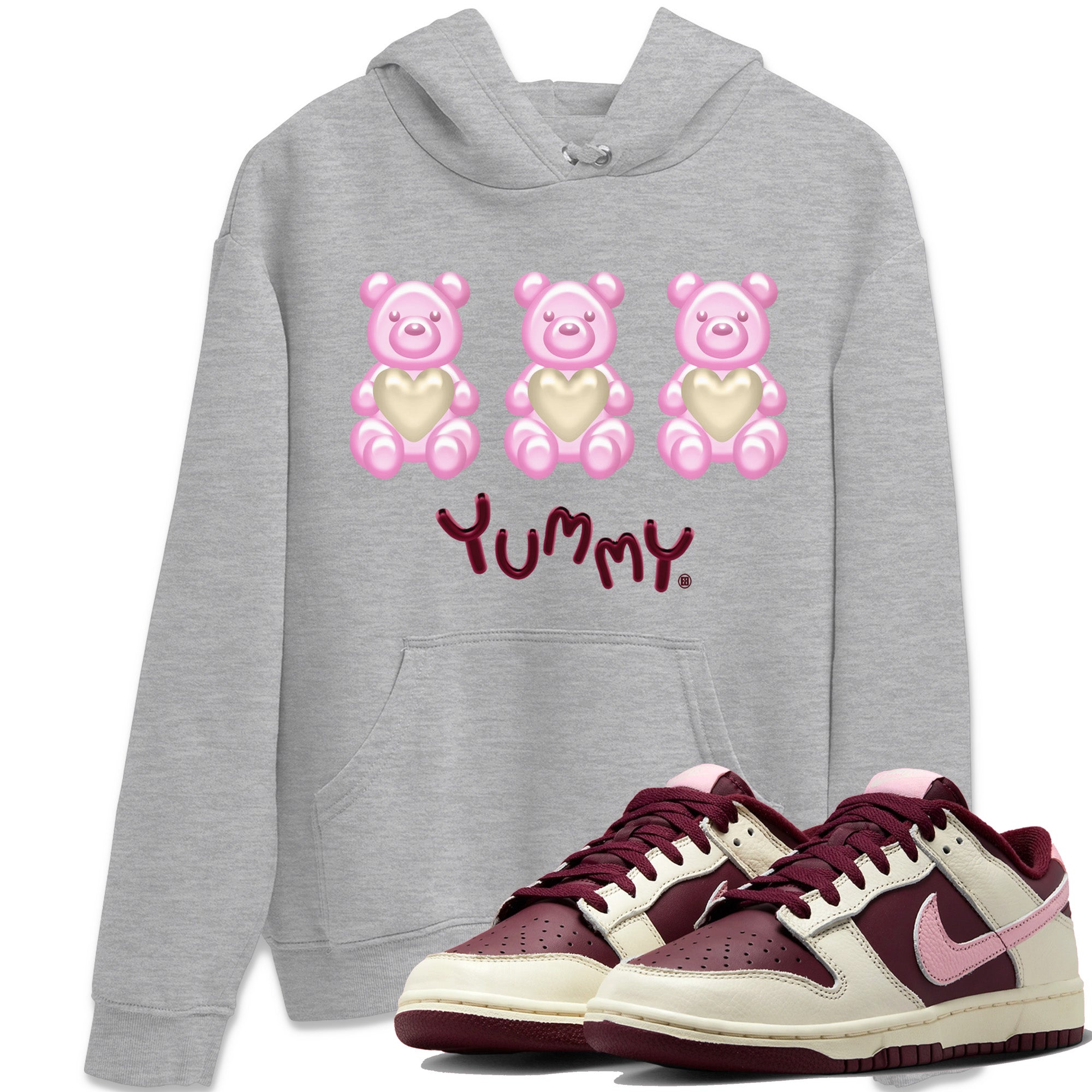Yummy Bear Unisex Tops - Dunk Valentines Day