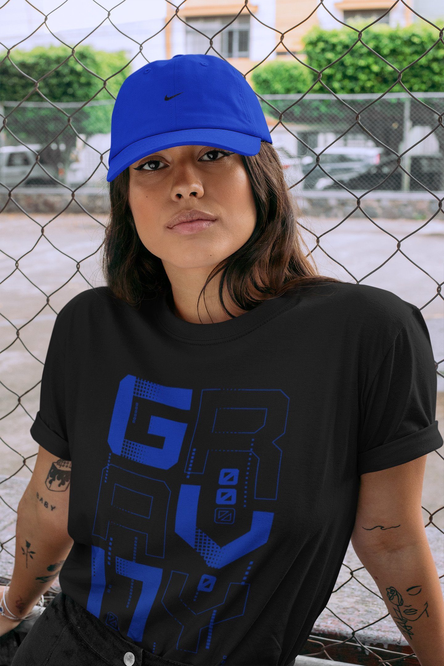 Zero Gravity Unisex Tops - Air Jordan 1 Royal Black