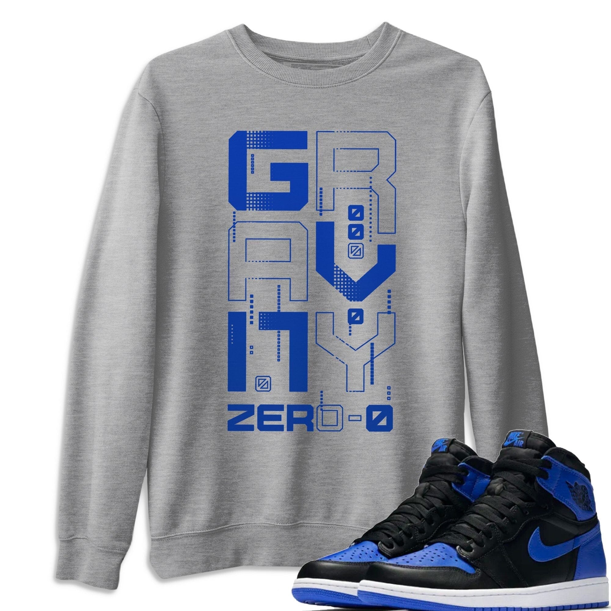 Zero Gravity Unisex Tops - Air Jordan 1 Royal Black